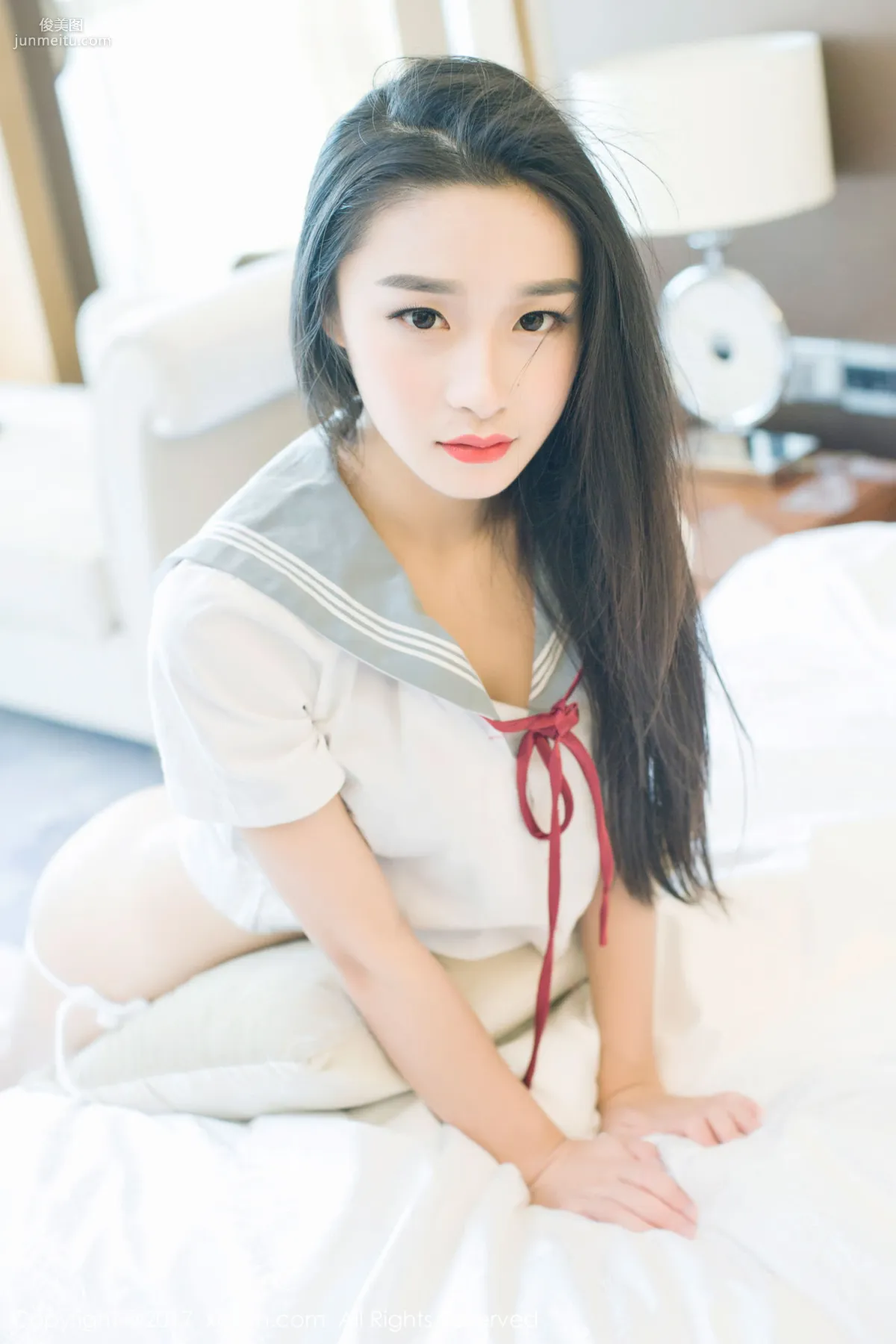 Qimeng Cherish A Soft Girl Like Pink Jade [XiuRen] No.688 Photo Set photo 44