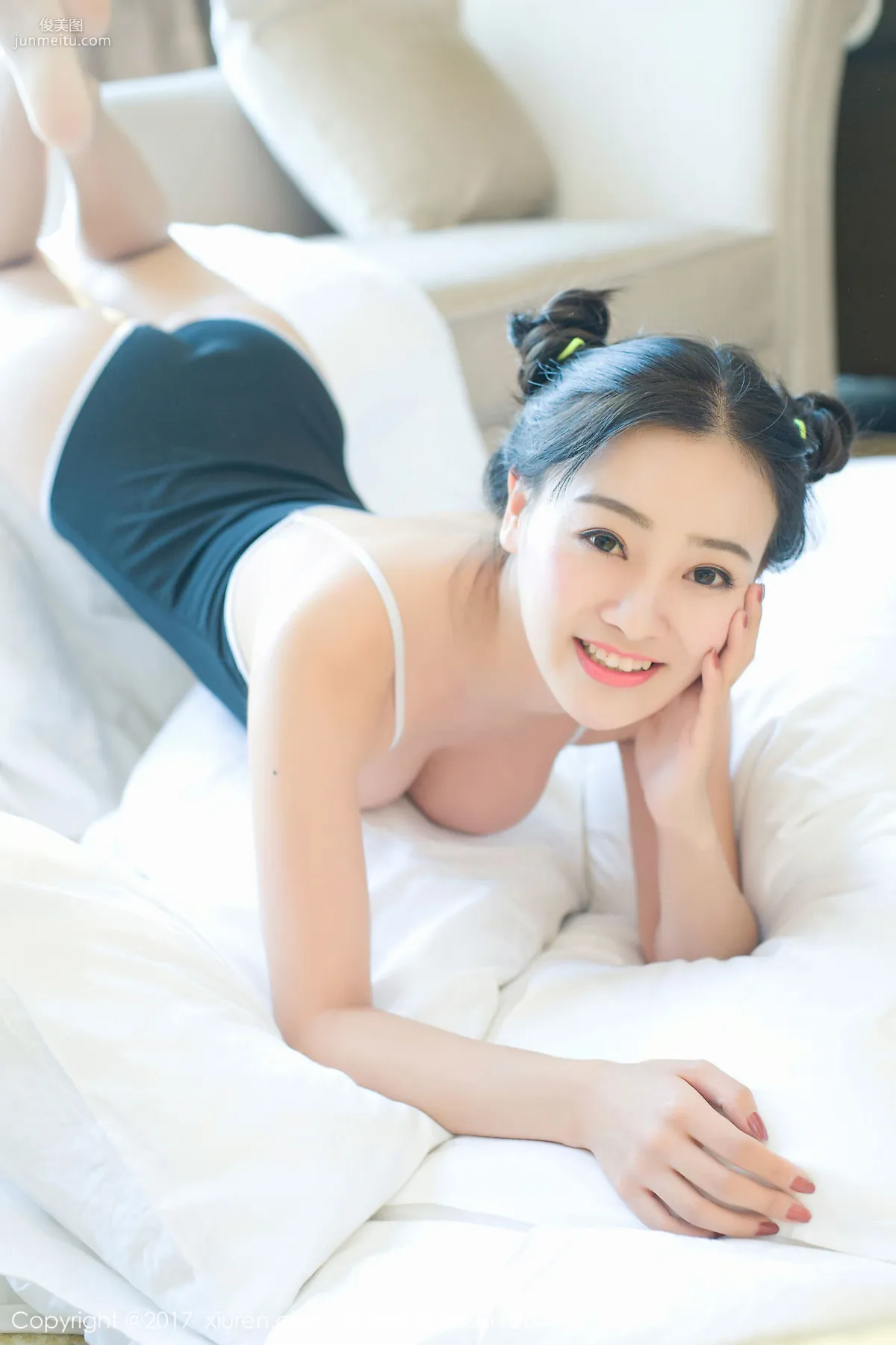 Mi Linna, School Swimsuit, Low-Cut Leotard [XiuRen] No.684 Photo Set photo 24
