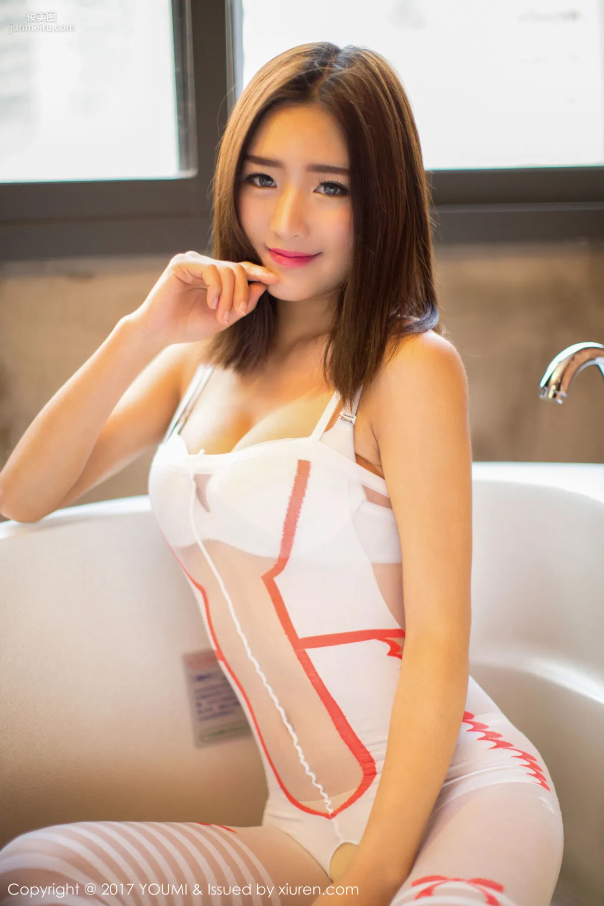 Zhou Yanlin LIN Uniform Temptation [YouMi] Vol.015 Photo Set photo 12
