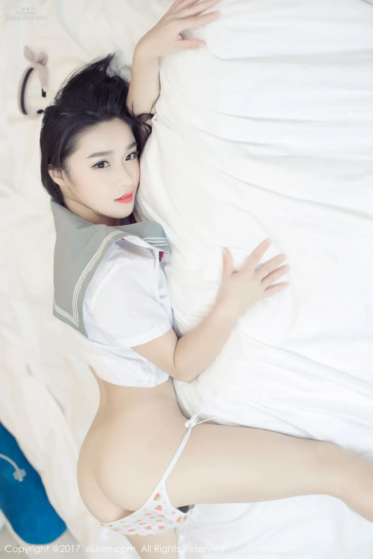 Qimeng Cherish A Soft Girl Like Pink Jade [XiuRen] No.688 Photo Set photo 35