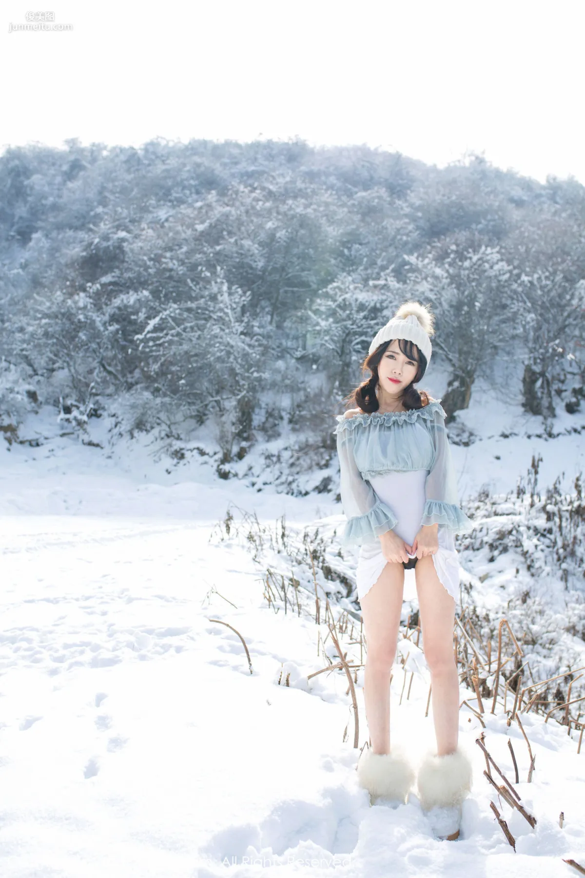 Dou Douliang Youlina, Winter Snow Nude Photography [XiuRen] No.720 Photo Set photo 41