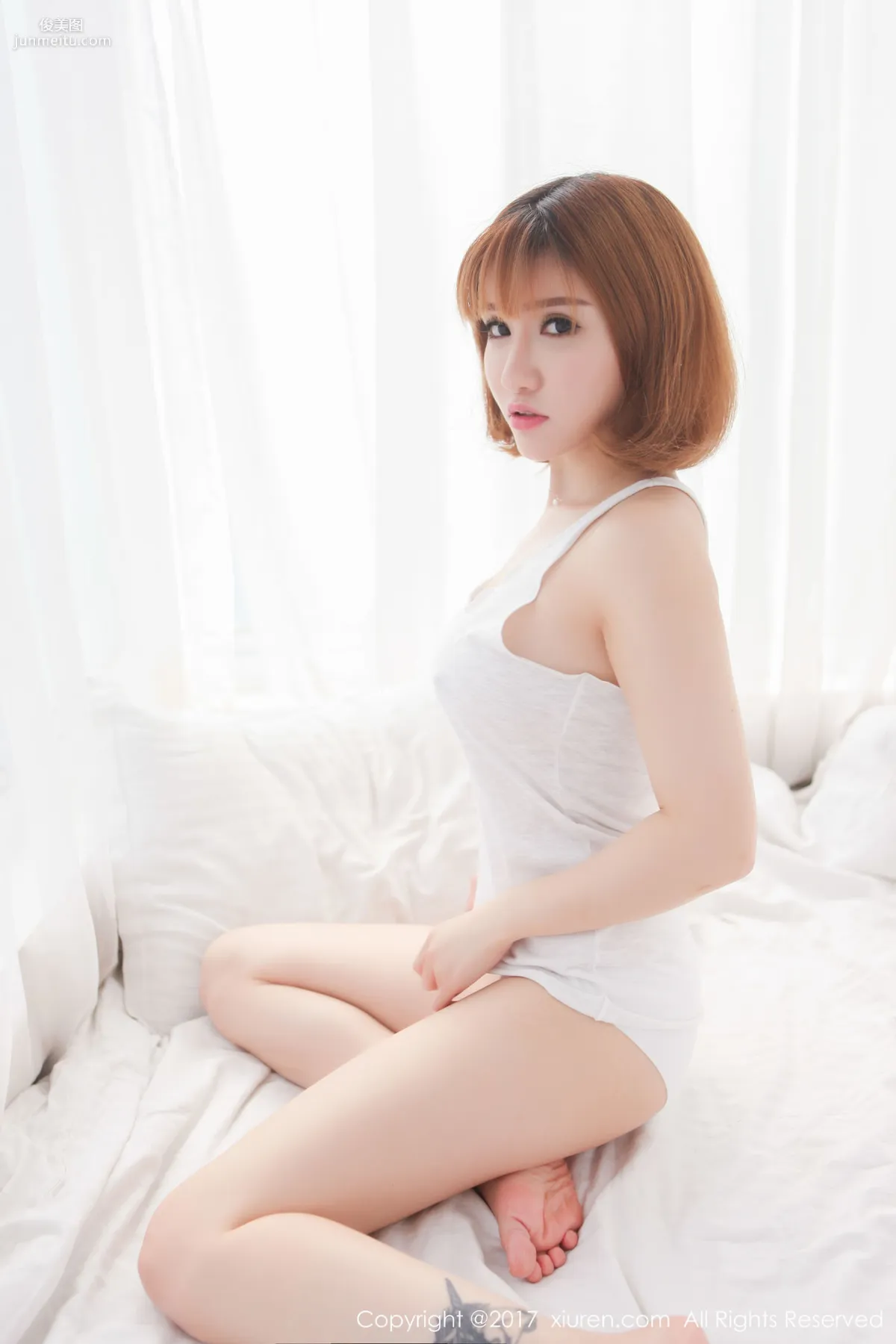 K8 Aojiao Mengmeng Vivian "COS Super Sonico + Dreamy Rainbow Skirt" [XiuRen] No.722 Photo Set photo 41
