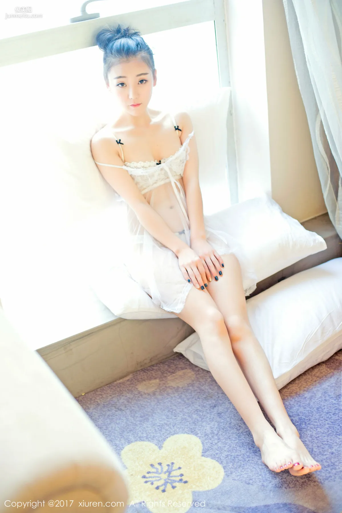 Model Chen Meng《Fresh and Clear Girl Temptation Like a Jasmine Flower》 [XiuRen] No.690 Photo Set photo 30