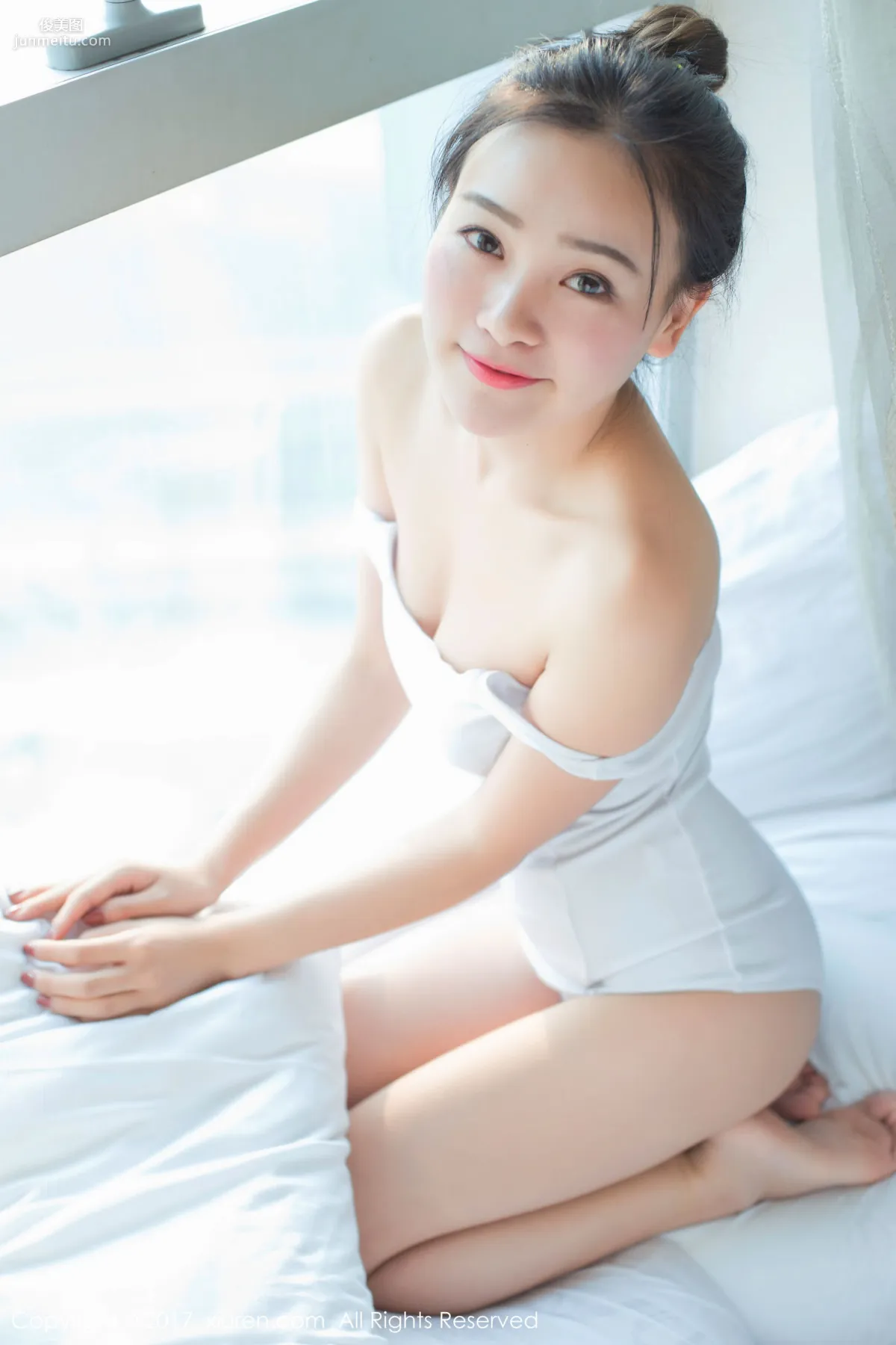 Mi Linna, School Swimsuit, Low-Cut Leotard [XiuRen] No.684 Photo Set photo 53