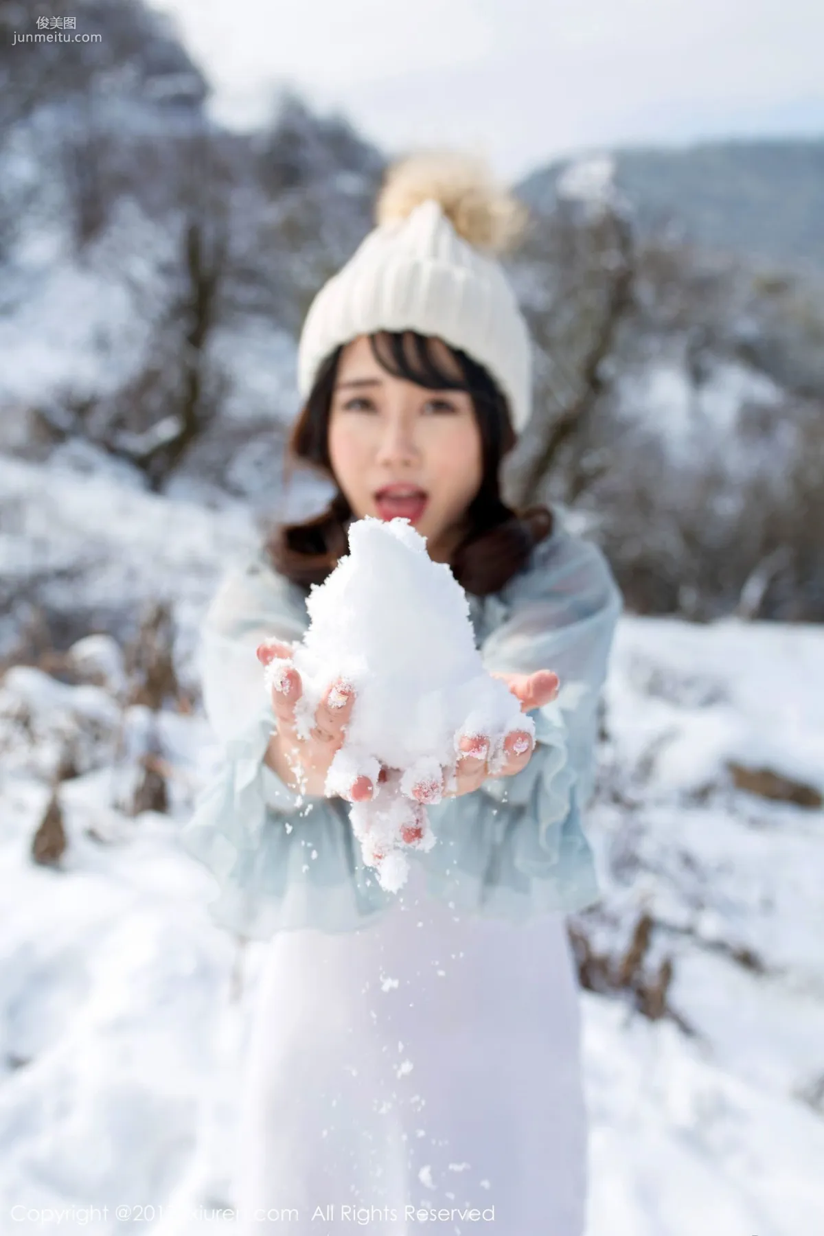 Dou Douliang Youlina, Winter Snow Nude Photography [XiuRen] No.720 Photo Set photo 36