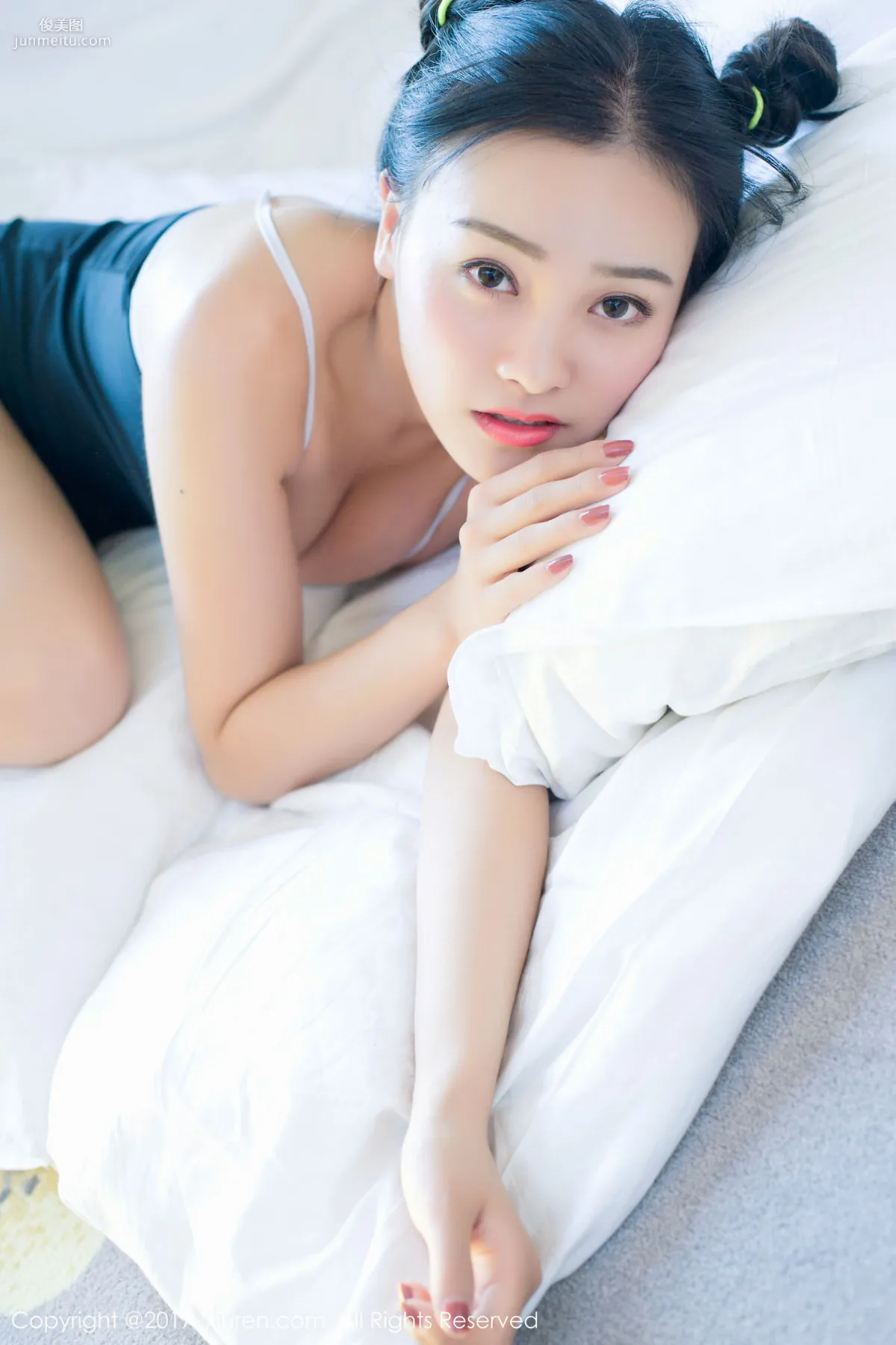 Mi Linna, School Swimsuit, Low-Cut Leotard [XiuRen] No.684 Photo Set photo 22