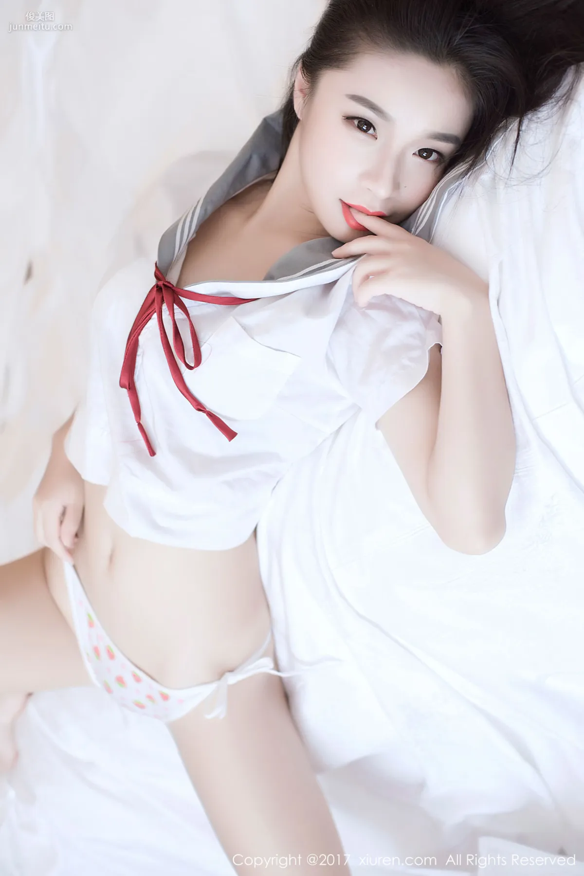 Qimeng Cherish A Soft Girl Like Pink Jade [XiuRen] No.688 Photo Set photo 25