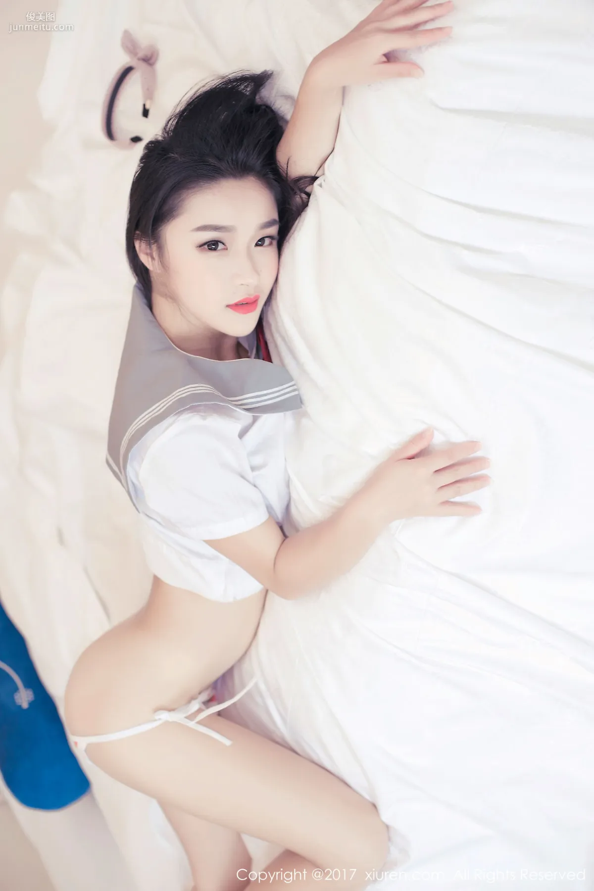 Qimeng Cherish A Soft Girl Like Pink Jade [XiuRen] No.688 Photo Set photo 33