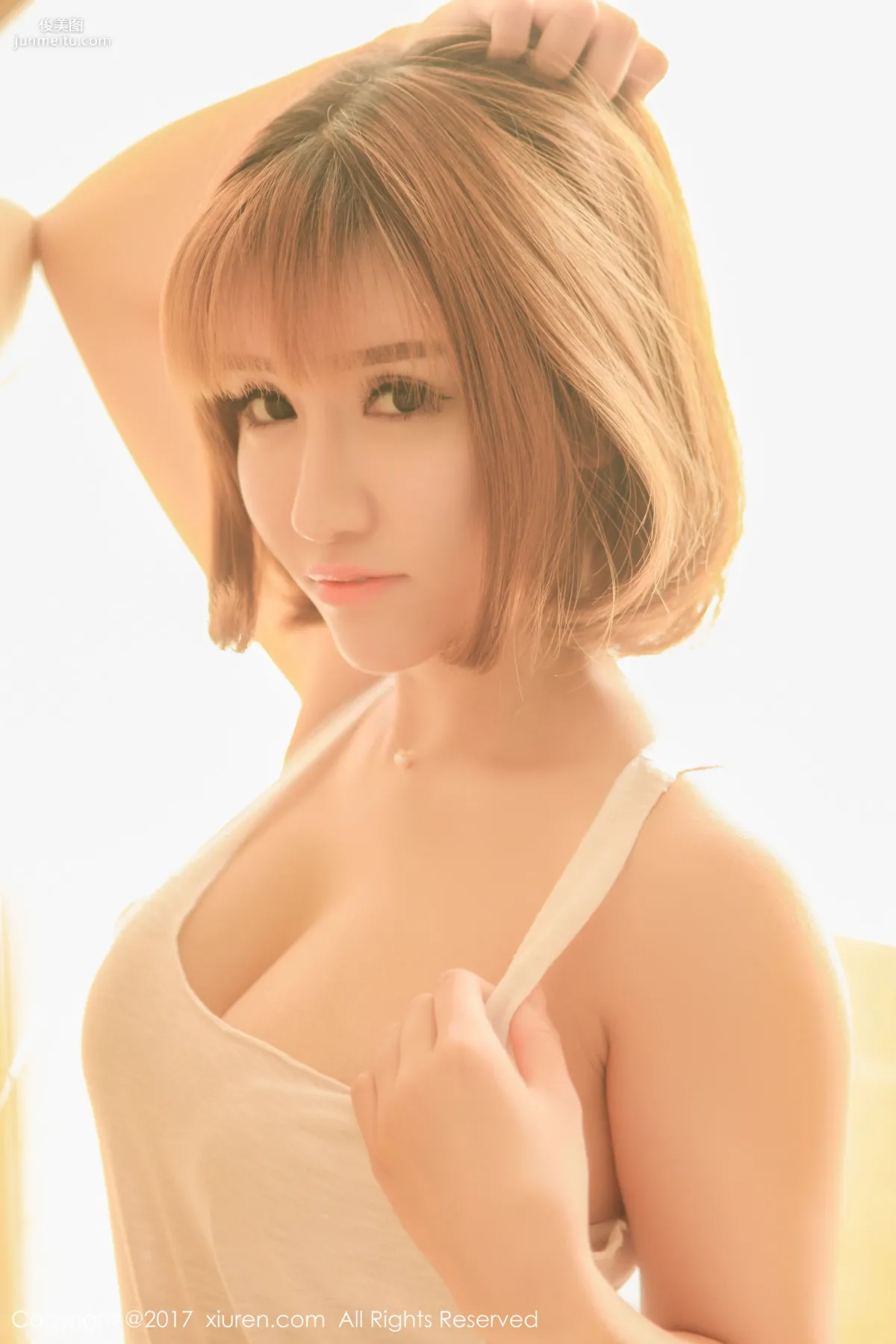 K8 Aojiao Mengmeng Vivian "COS Super Sonico + Dreamy Rainbow Skirt" [XiuRen] No.722 Photo Set photo 19