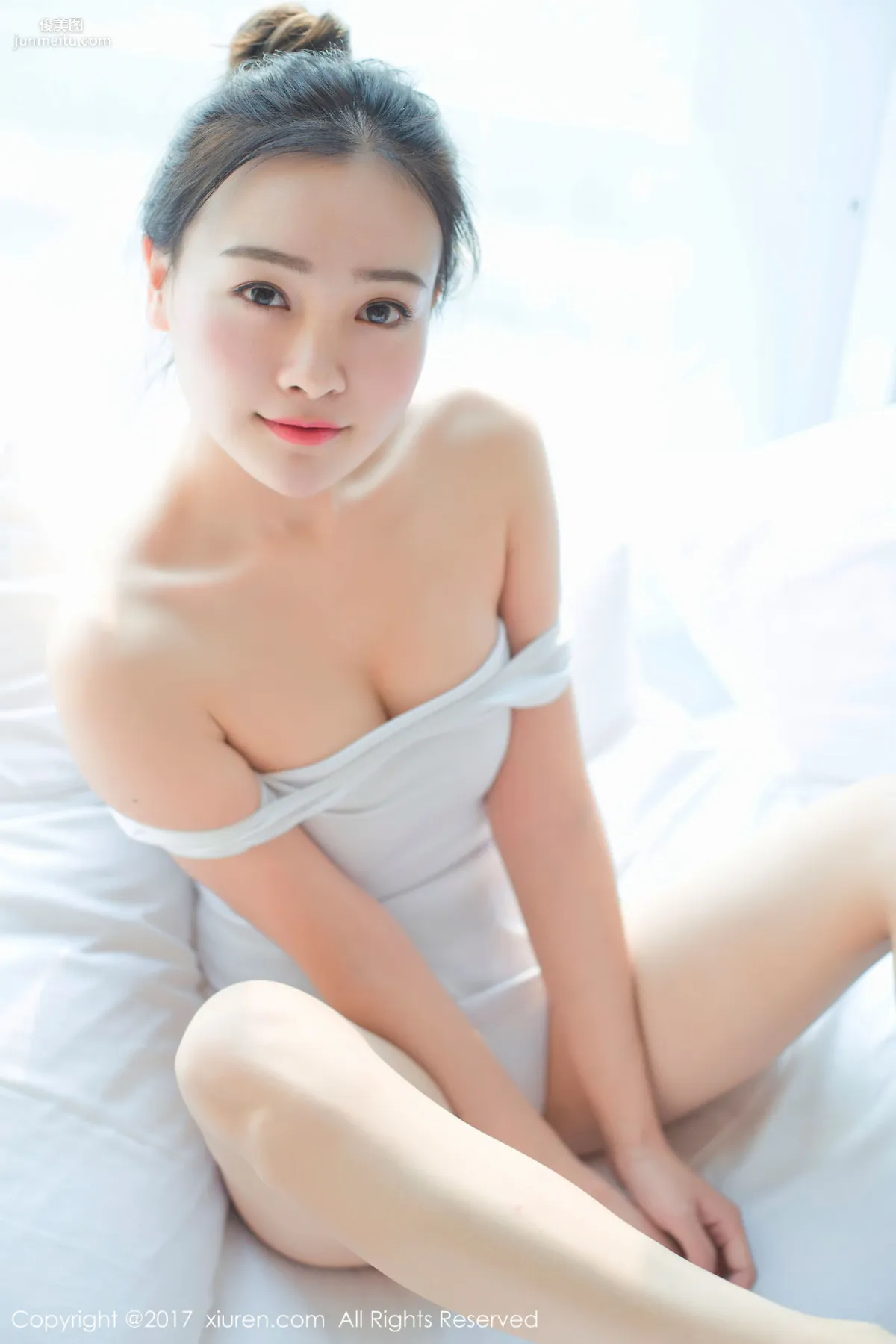 Mi Linna, School Swimsuit, Low-Cut Leotard [XiuRen] No.684 Photo Set photo 47