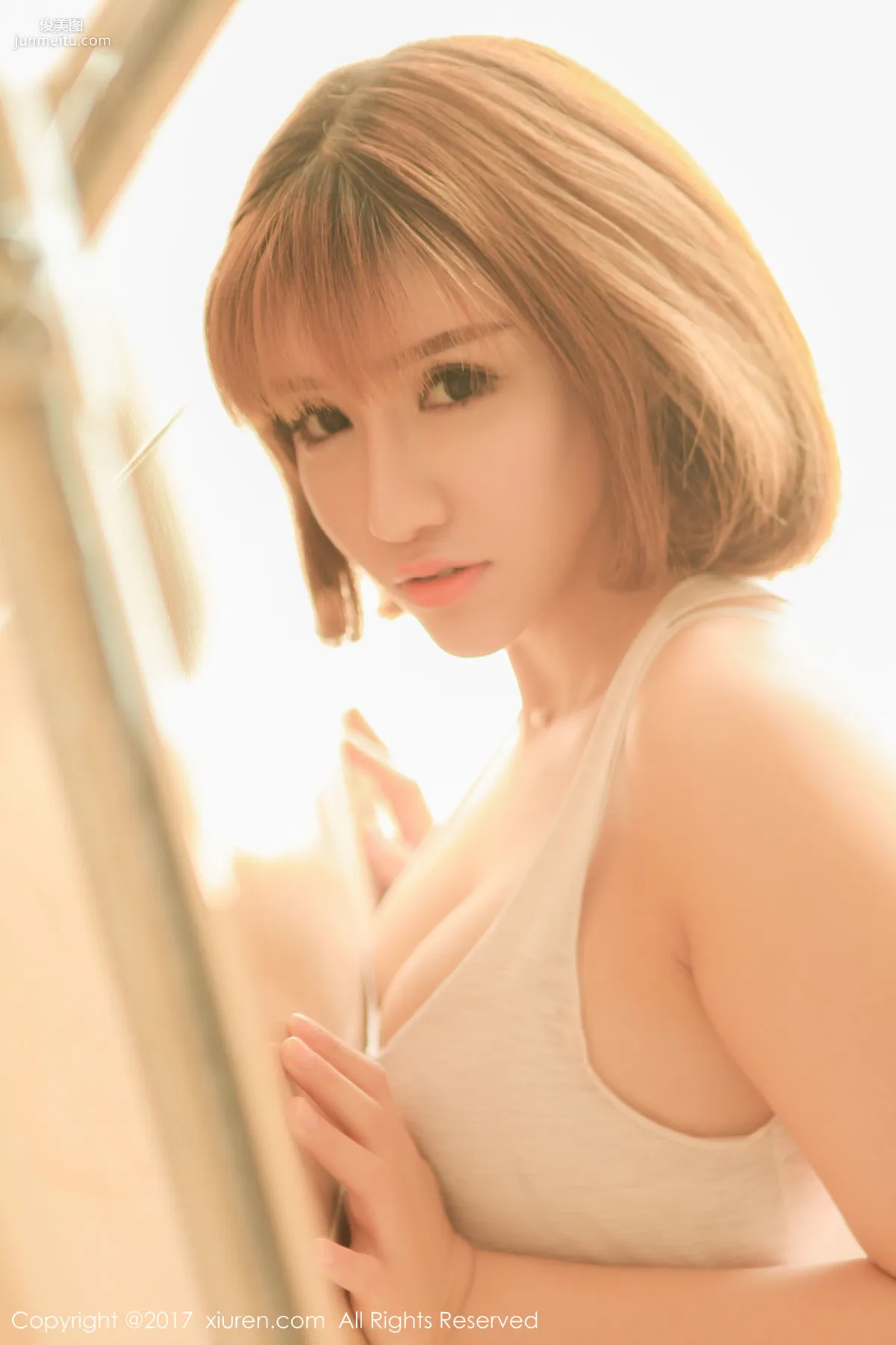 K8 Aojiao Mengmeng Vivian "COS Super Sonico + Dreamy Rainbow Skirt" [XiuRen] No.722 Photo Set photo 16