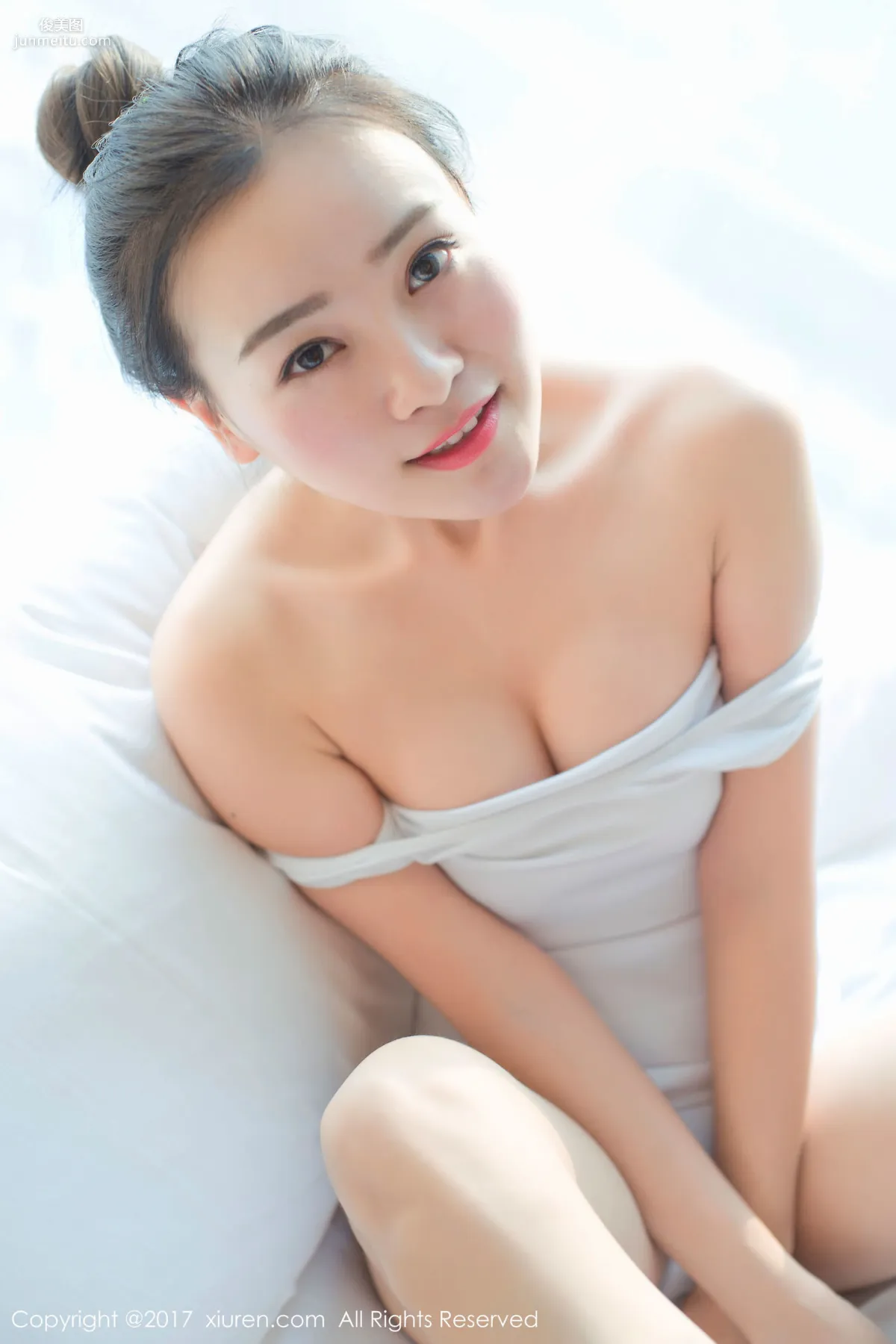 Mi Linna, School Swimsuit, Low-Cut Leotard [XiuRen] No.684 Photo Set photo 43