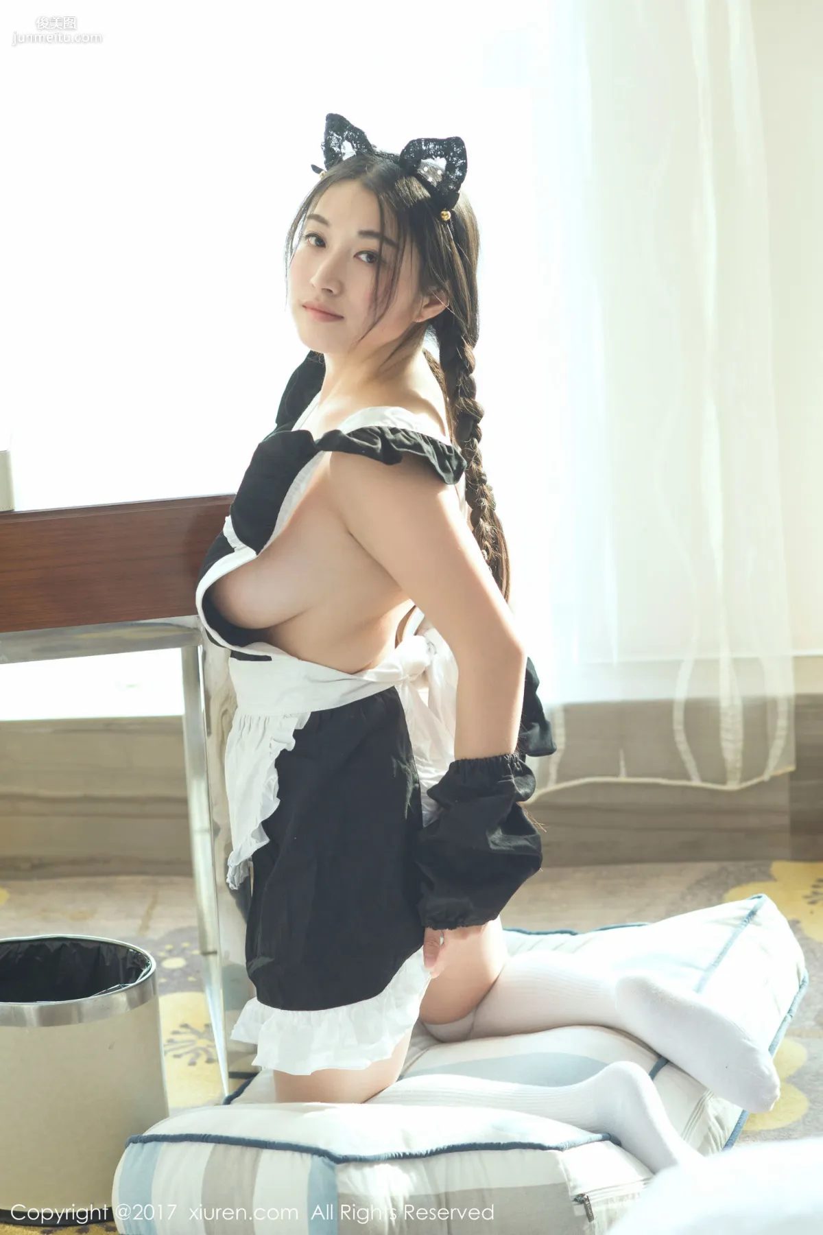 Panpan Yijiu, Transparent Cheongsam and Japanese Style Maid Outfit [XiuRen] No.732 Photo Set photo 6