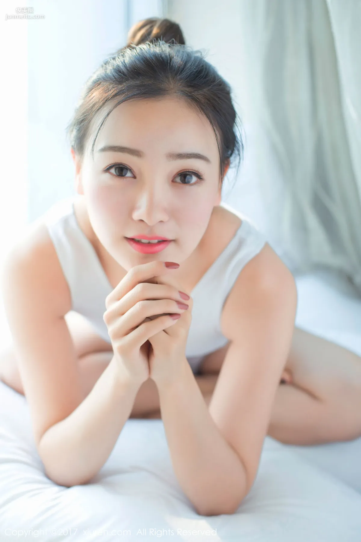 Mi Linna, School Swimsuit, Low-Cut Leotard [XiuRen] No.684 Photo Set photo 35