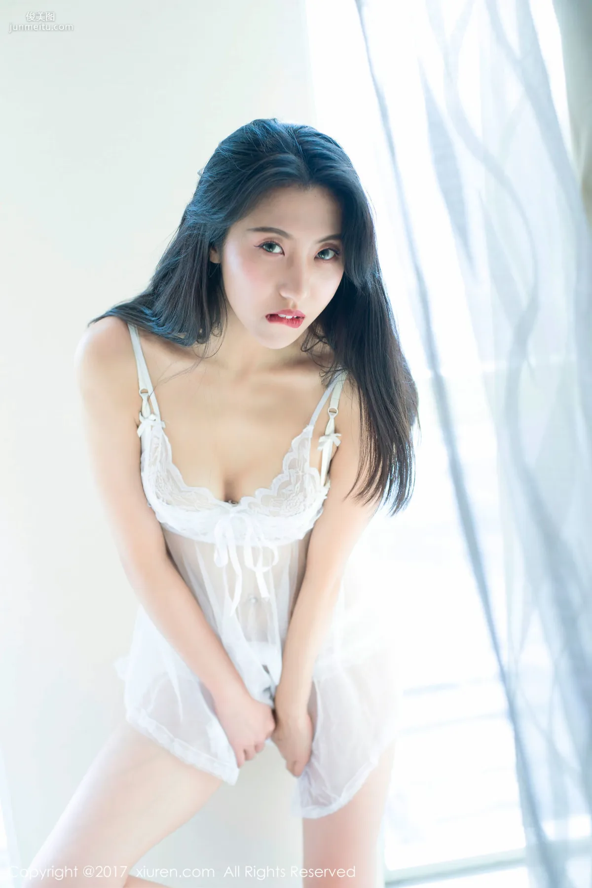 Da Xi Tall Premium Black Stockings Seductive Legs Beauty [XiuRen] No.714 Photo Set photo 32