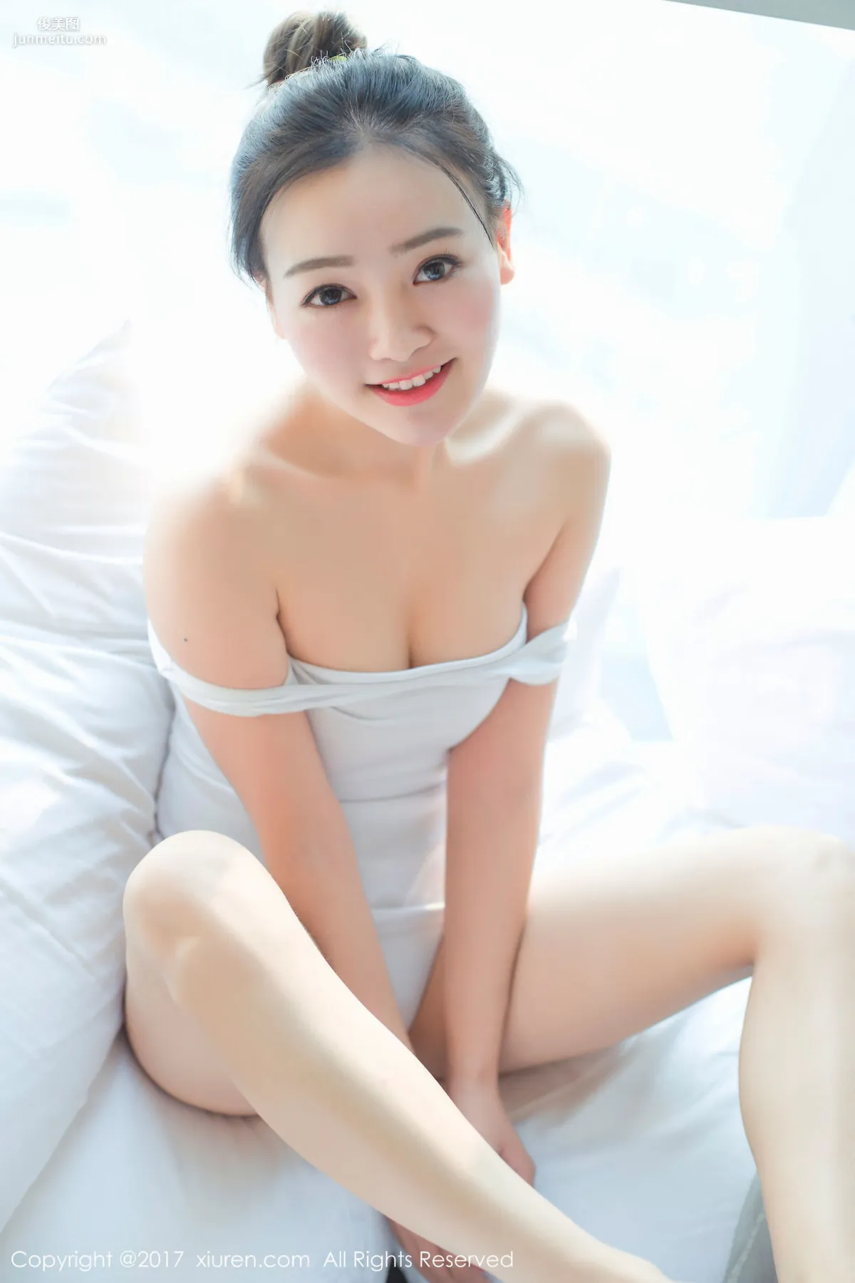 Mi Linna, School Swimsuit, Low-Cut Leotard [XiuRen] No.684 Photo Set photo 48
