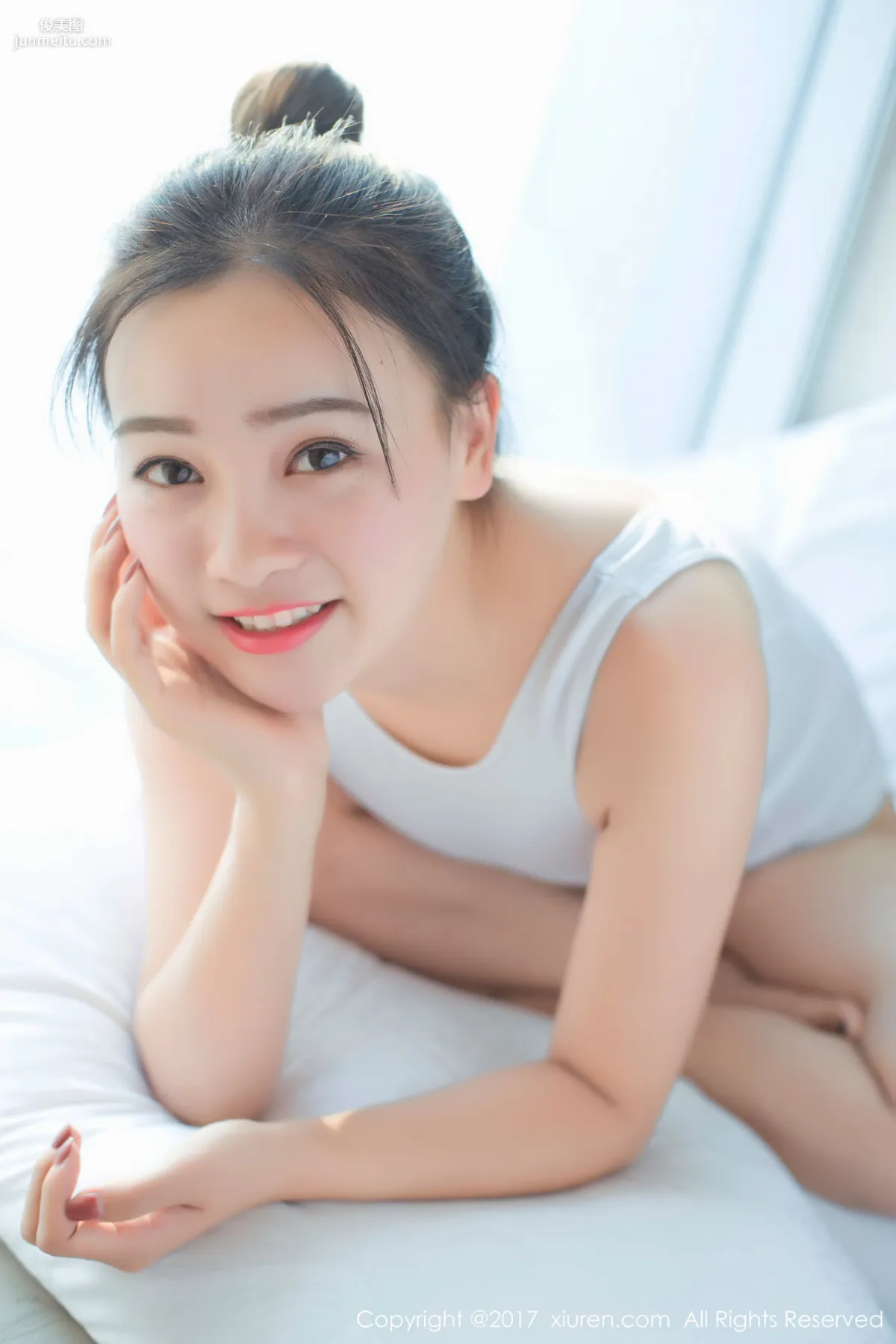 Mi Linna, School Swimsuit, Low-Cut Leotard [XiuRen] No.684 Photo Set photo 39