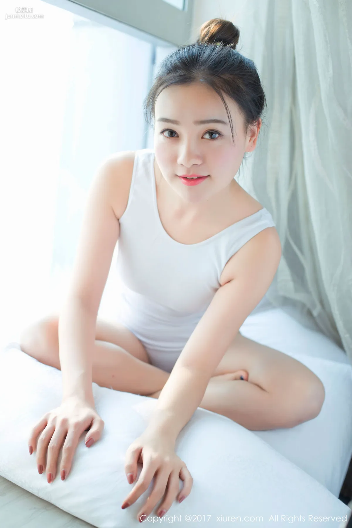 Mi Linna, School Swimsuit, Low-Cut Leotard [XiuRen] No.684 Photo Set photo 33