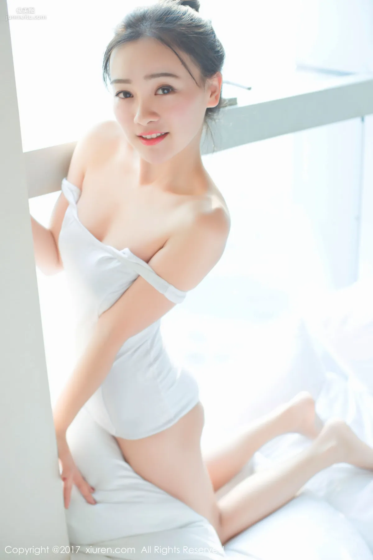 Mi Linna, School Swimsuit, Low-Cut Leotard [XiuRen] No.684 Photo Set photo 54