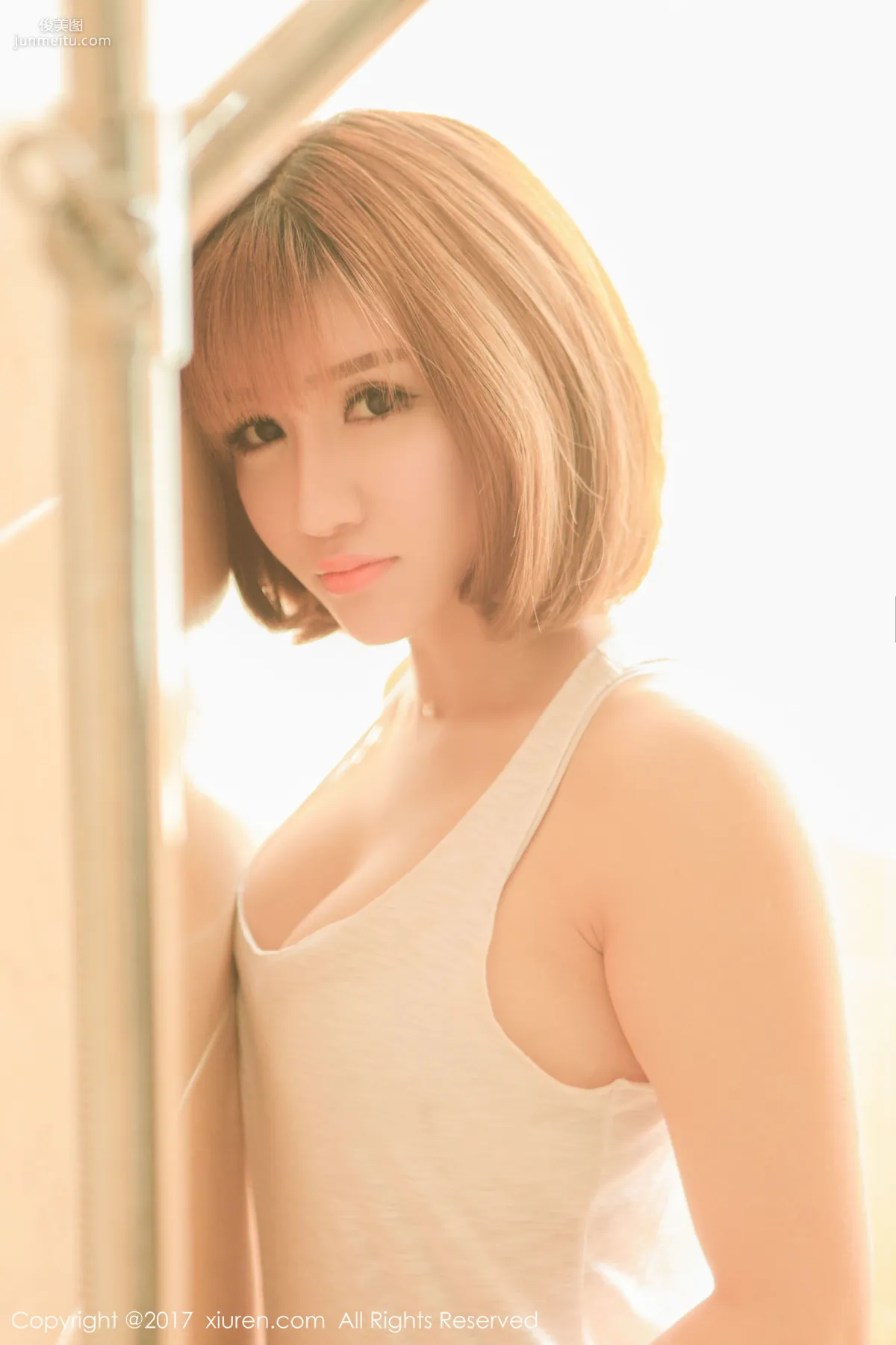 K8 Aojiao Mengmeng Vivian "COS Super Sonico + Dreamy Rainbow Skirt" [XiuRen] No.722 Photo Set photo 10