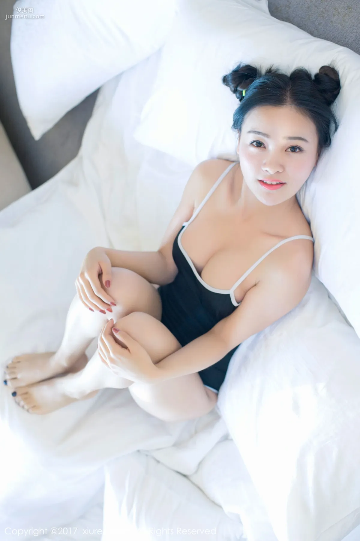 Mi Linna, School Swimsuit, Low-Cut Leotard [XiuRen] No.684 Photo Set photo 56