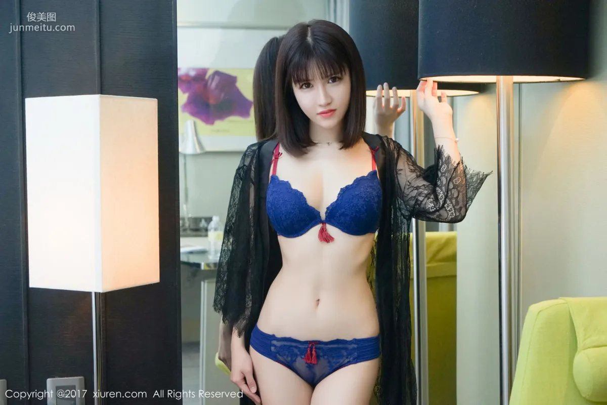K8 Aojiao Mengmeng Vivian, Black Lace Temptation [XiuRen] No.697 Photo Set photo 14