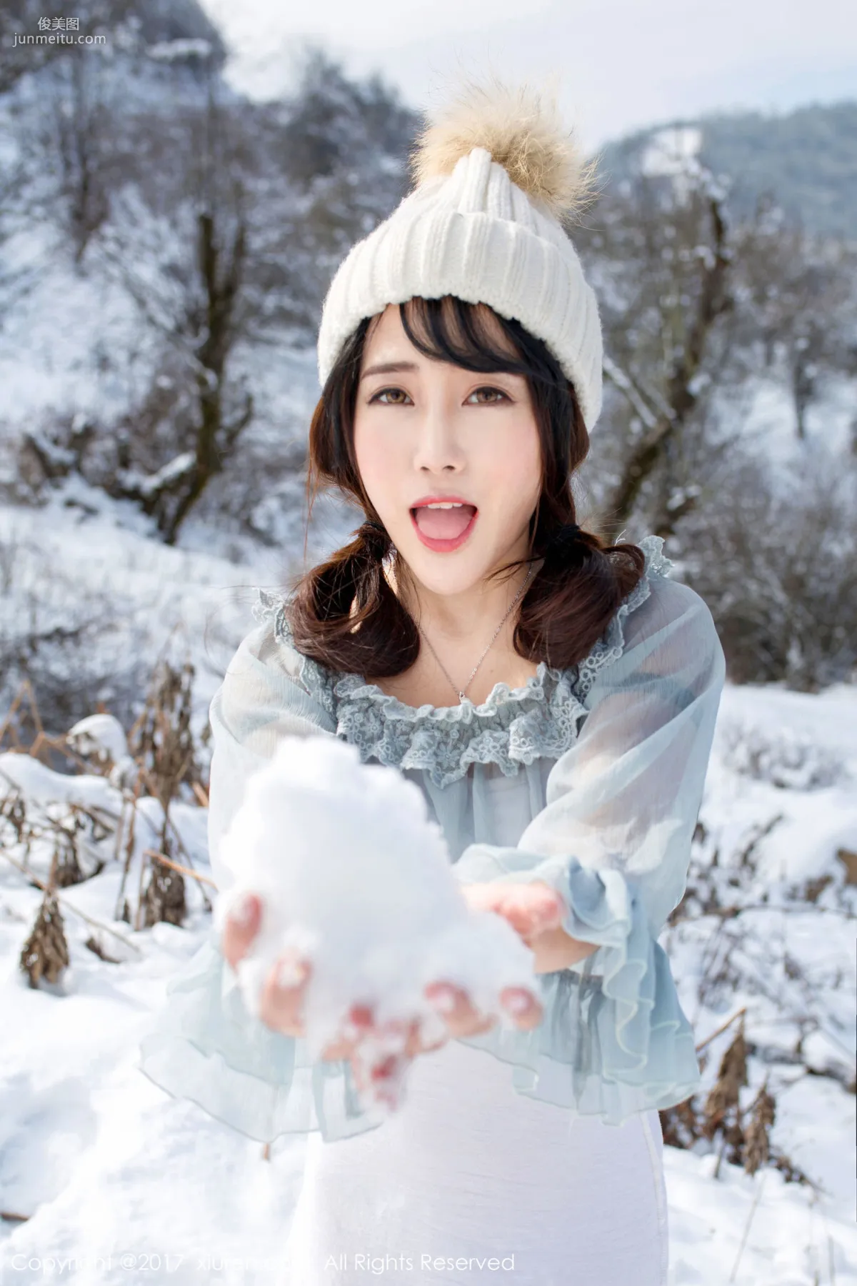 Dou Douliang Youlina, Winter Snow Nude Photography [XiuRen] No.720 Photo Set photo 35