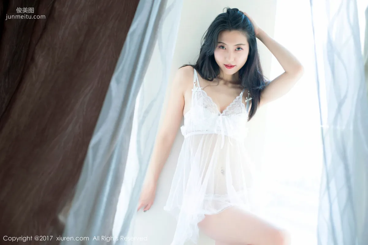 Da Xi Tall Premium Black Stockings Seductive Legs Beauty [XiuRen] No.714 Photo Set photo 47