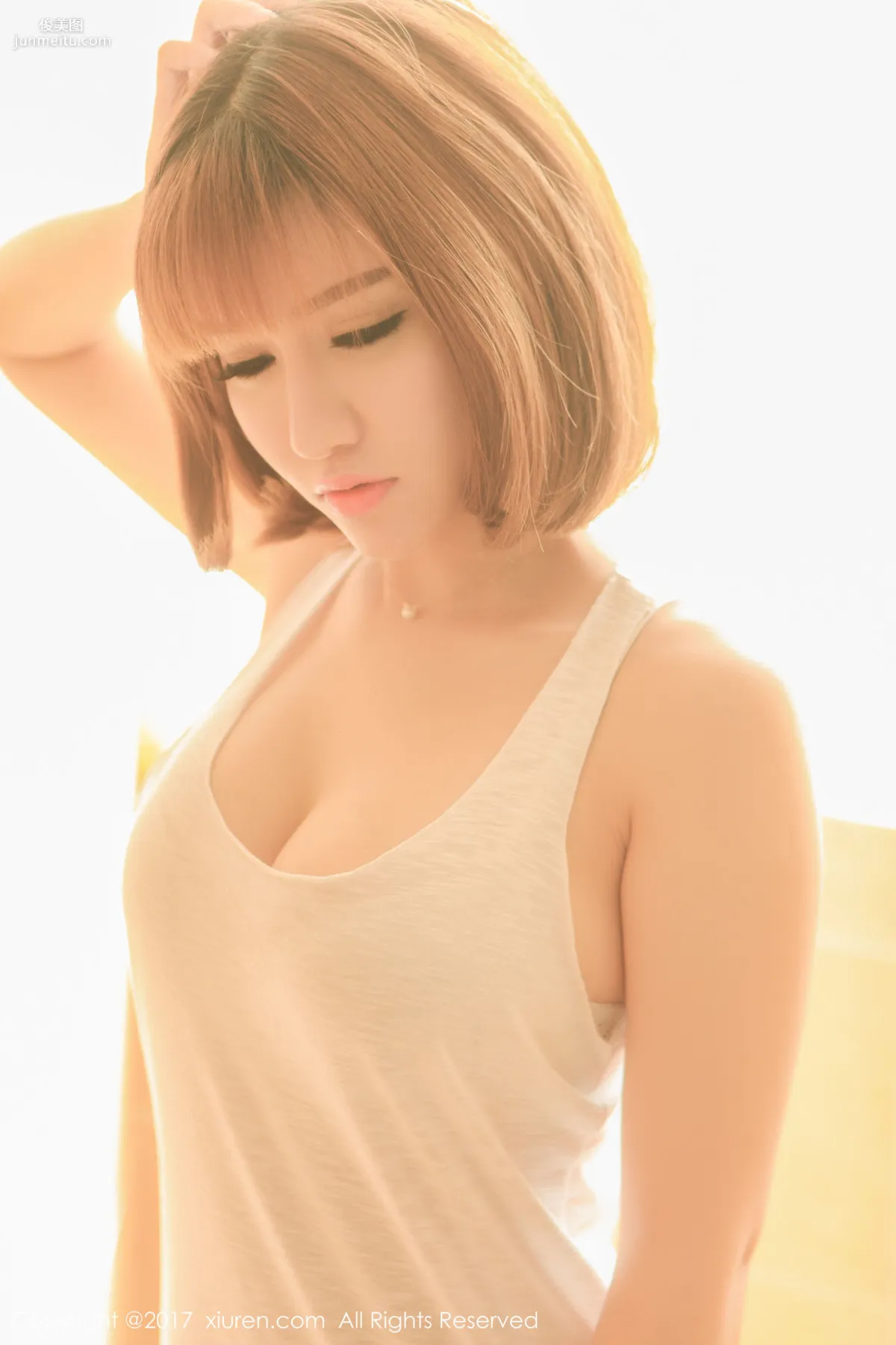 K8 Aojiao Mengmeng Vivian "COS Super Sonico + Dreamy Rainbow Skirt" [XiuRen] No.722 Photo Set photo 14