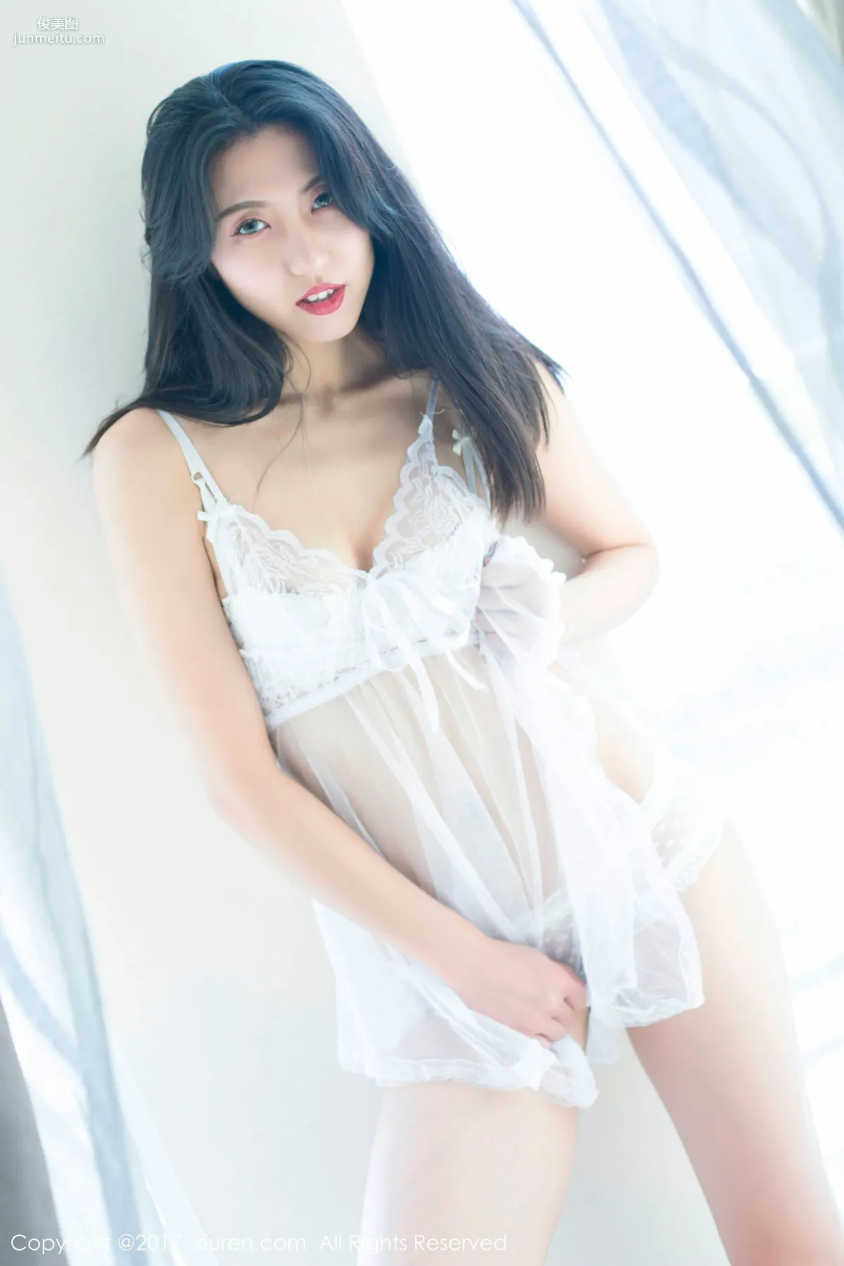 Da Xi Tall Premium Black Stockings Seductive Legs Beauty [XiuRen] No.714 Photo Set photo 46