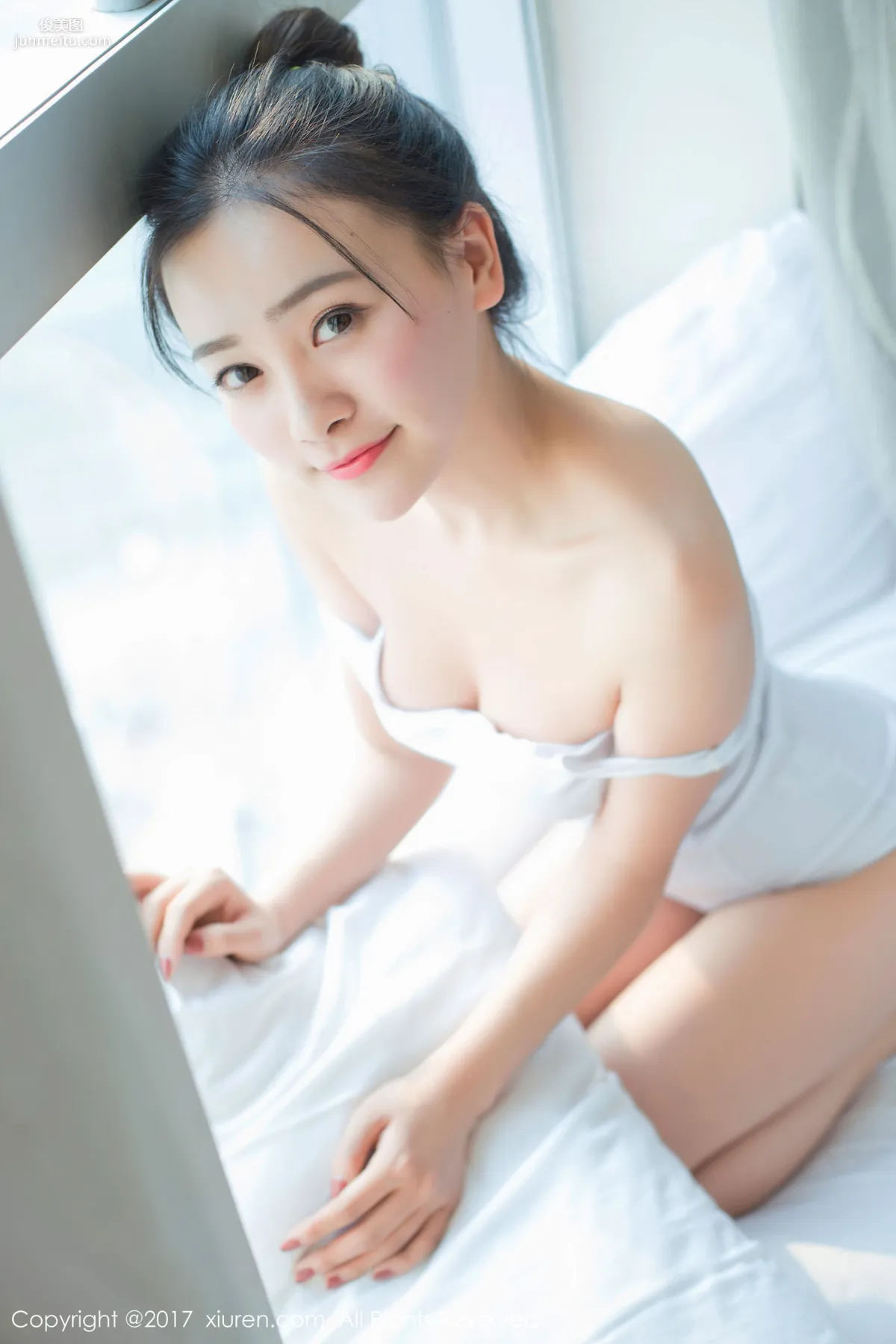 Mi Linna, School Swimsuit, Low-Cut Leotard [XiuRen] No.684 Photo Set photo 50