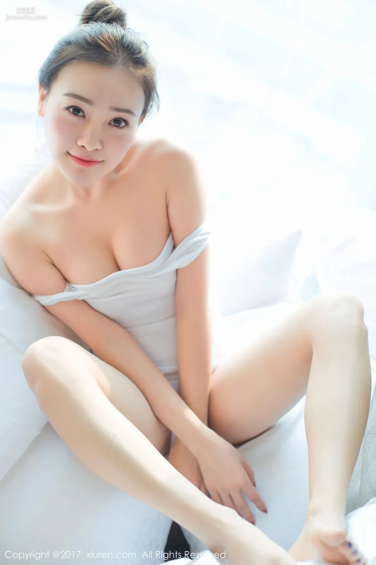 Mi Linna, School Swimsuit, Low-Cut Leotard [XiuRen] No.684 Photo Set photo 42