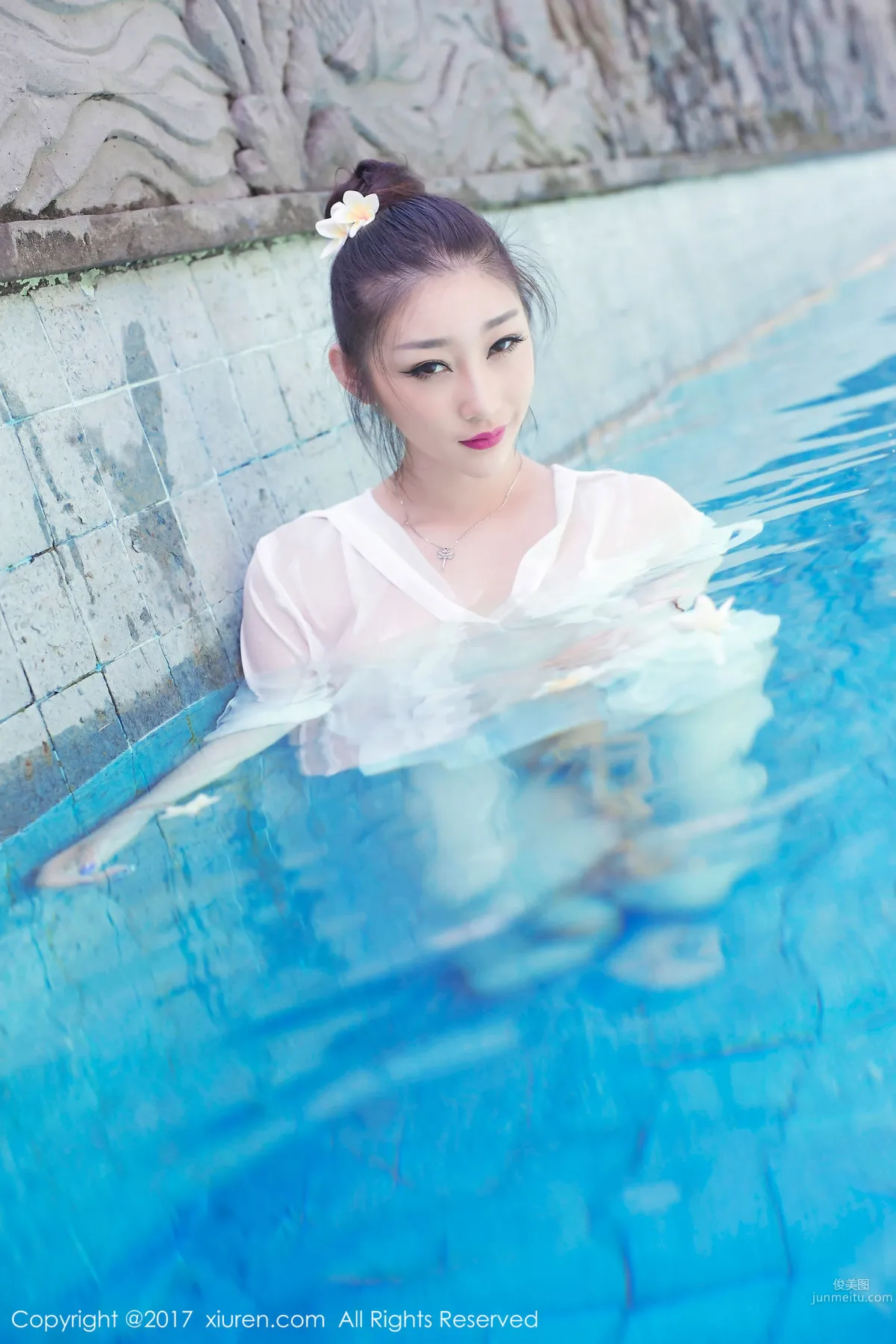 Daji Toxic, Wet Shirt + Bubble Bath [XiuRen] No.781 Photo Set photo 48