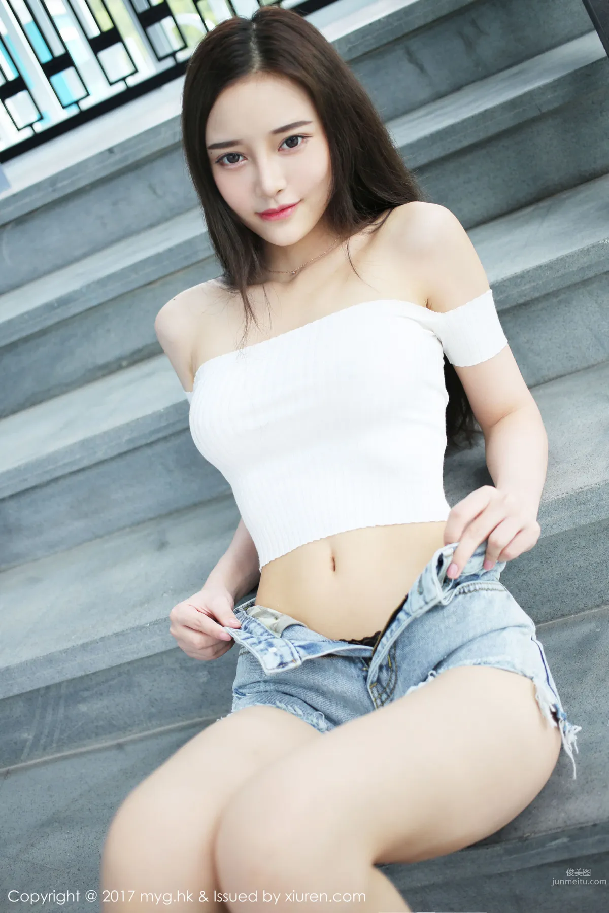 Tang Qier il, See-Through Lace Lingerie and Wet Swimsuit [MyGirl] VOL.258 Photo Set photo 12