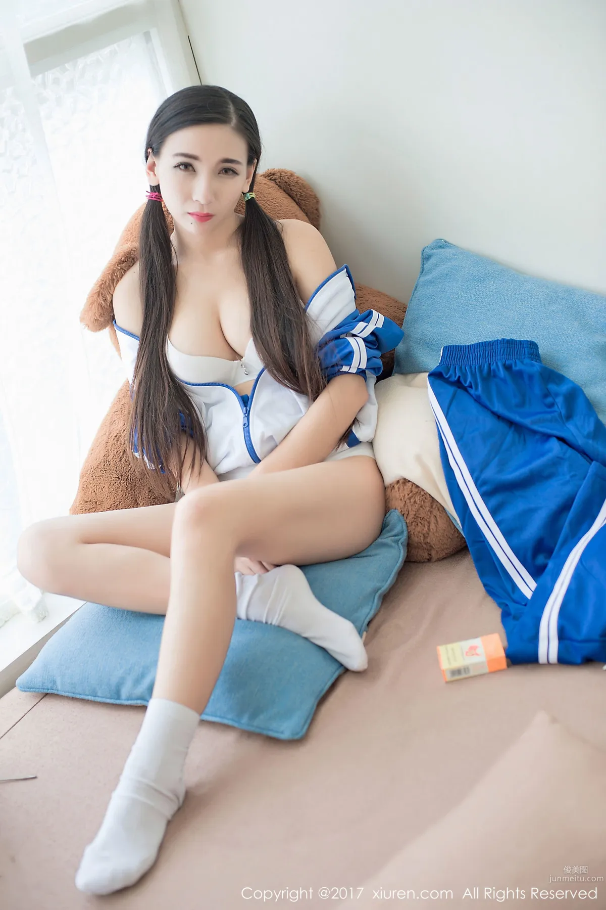 Zhao Ying, Japanese School Uniform + Sportswear [XiuRen] No.765 Photo Set photo 39