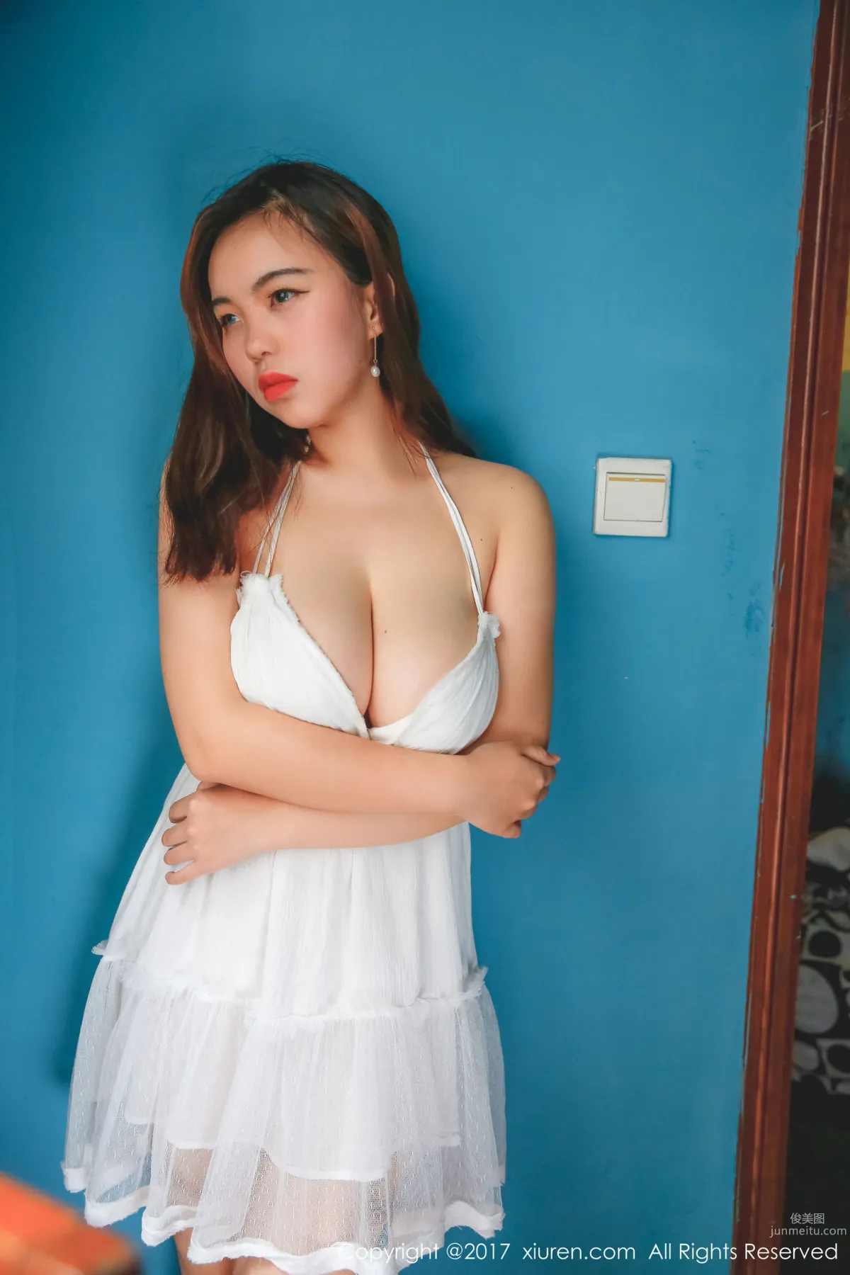 Miai Demon, Baby Face and Big Bust Dreamy Girl Seductive Private Shoot [XiuRen] No.744 Photo Set photo 54