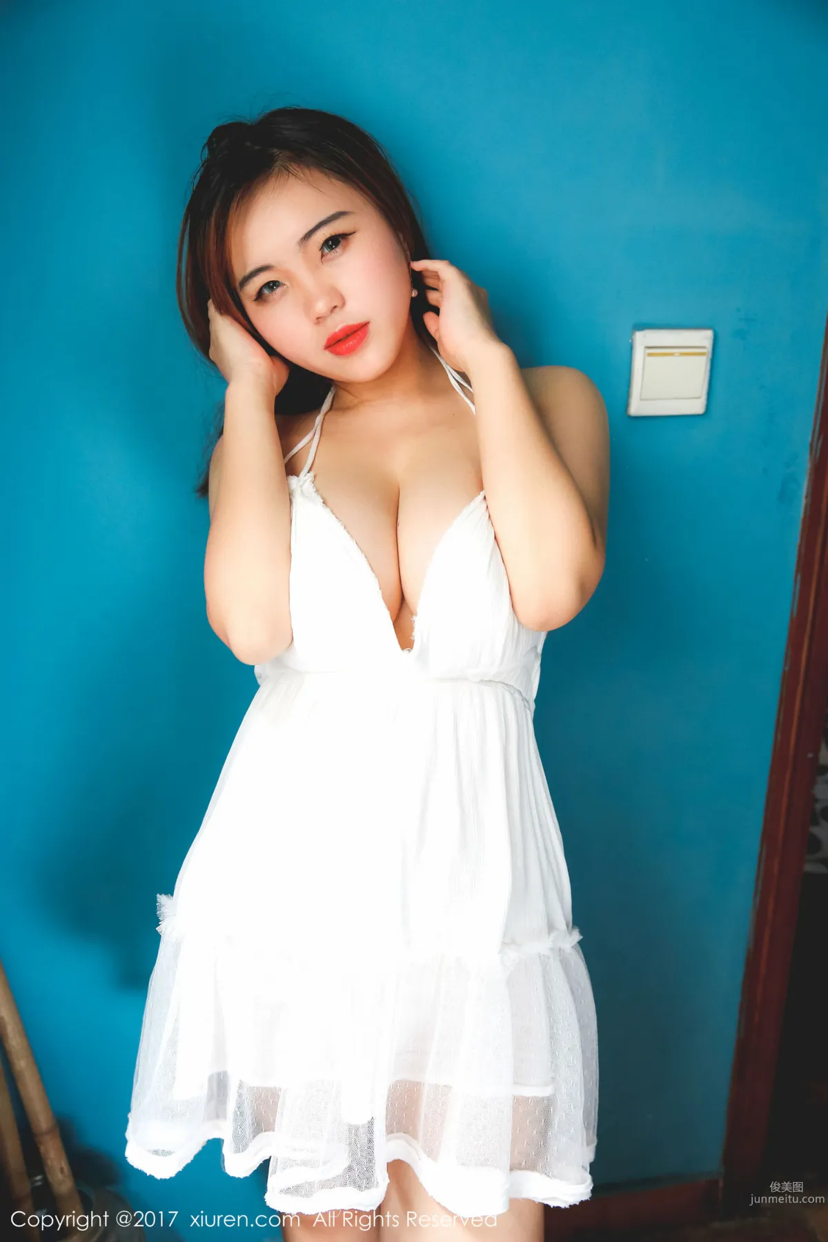 Miai Demon, Baby Face and Big Bust Dreamy Girl Seductive Private Shoot [XiuRen] No.744 Photo Set photo 55