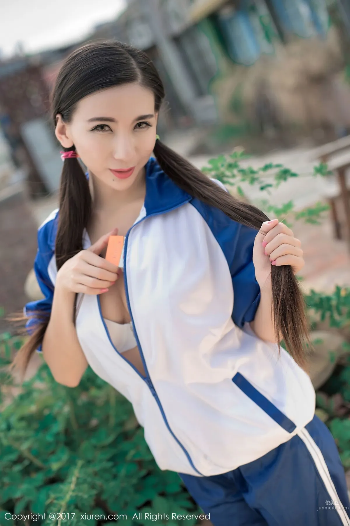 Zhao Ying, Japanese School Uniform + Sportswear [XiuRen] No.765 Photo Set photo 16