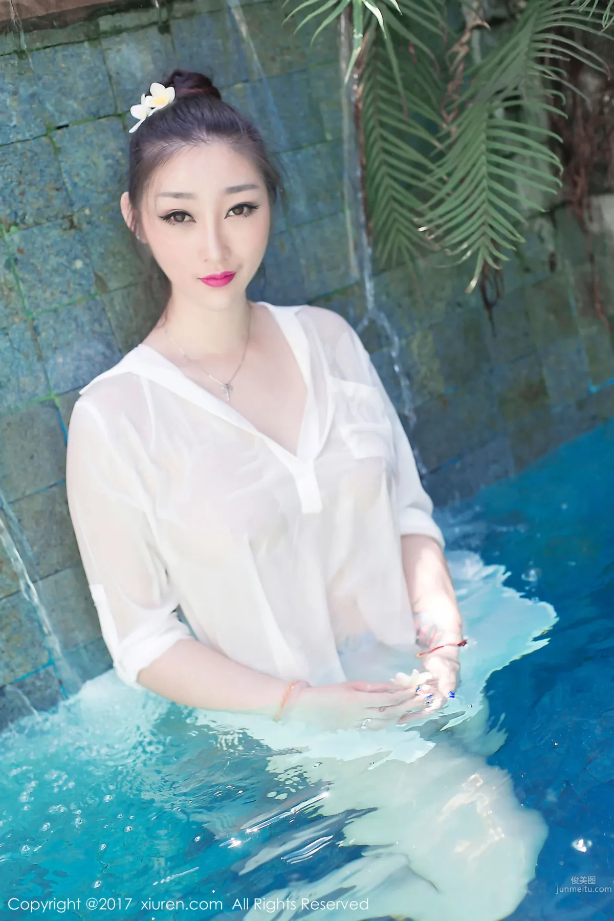 Daji Toxic, Wet Shirt + Bubble Bath [XiuRen] No.781 Photo Set photo 15