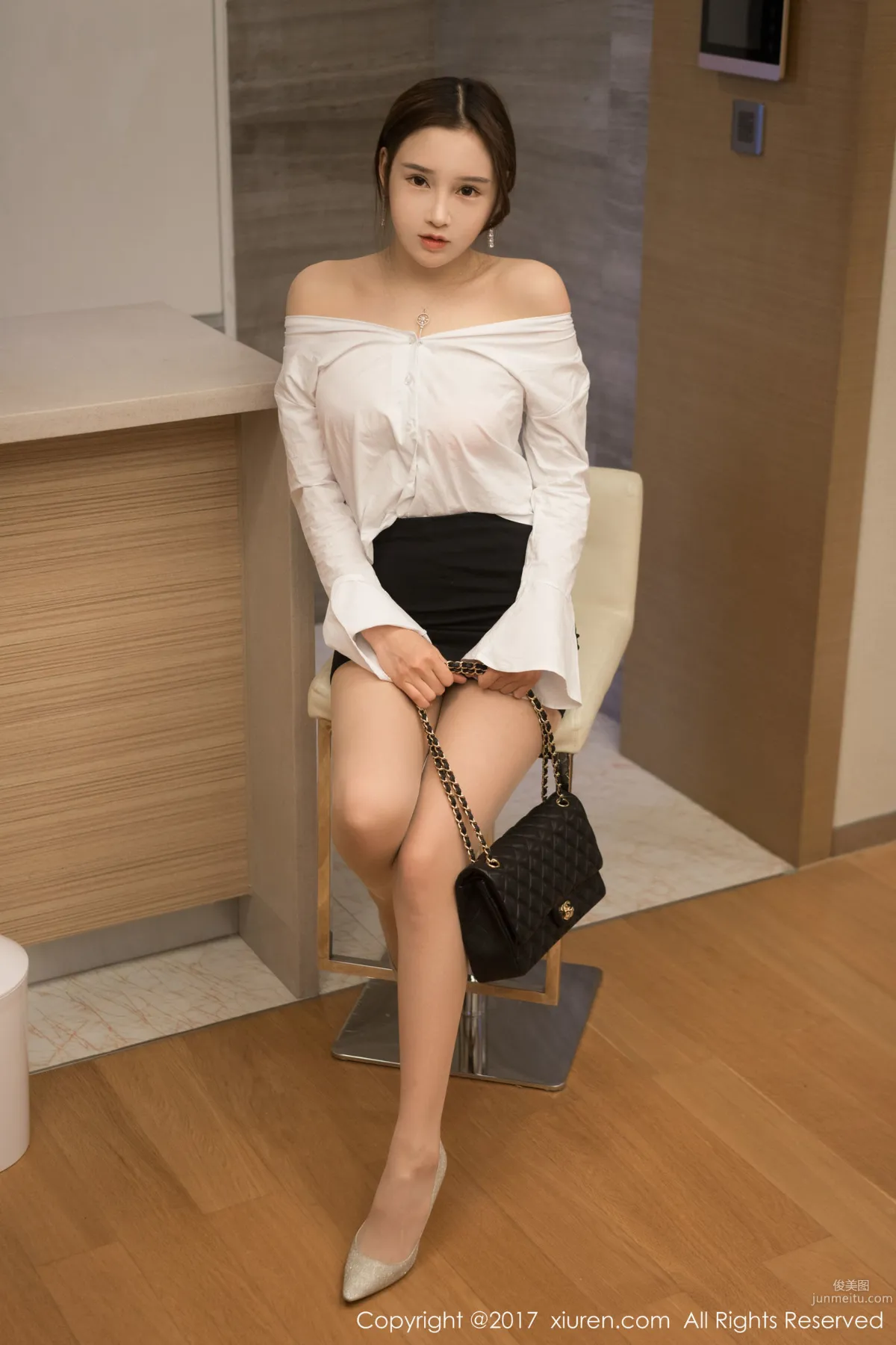 Meimei Baobao, Lingerie + OL Series, [XiuRen] No.773 Photo Set photo 18