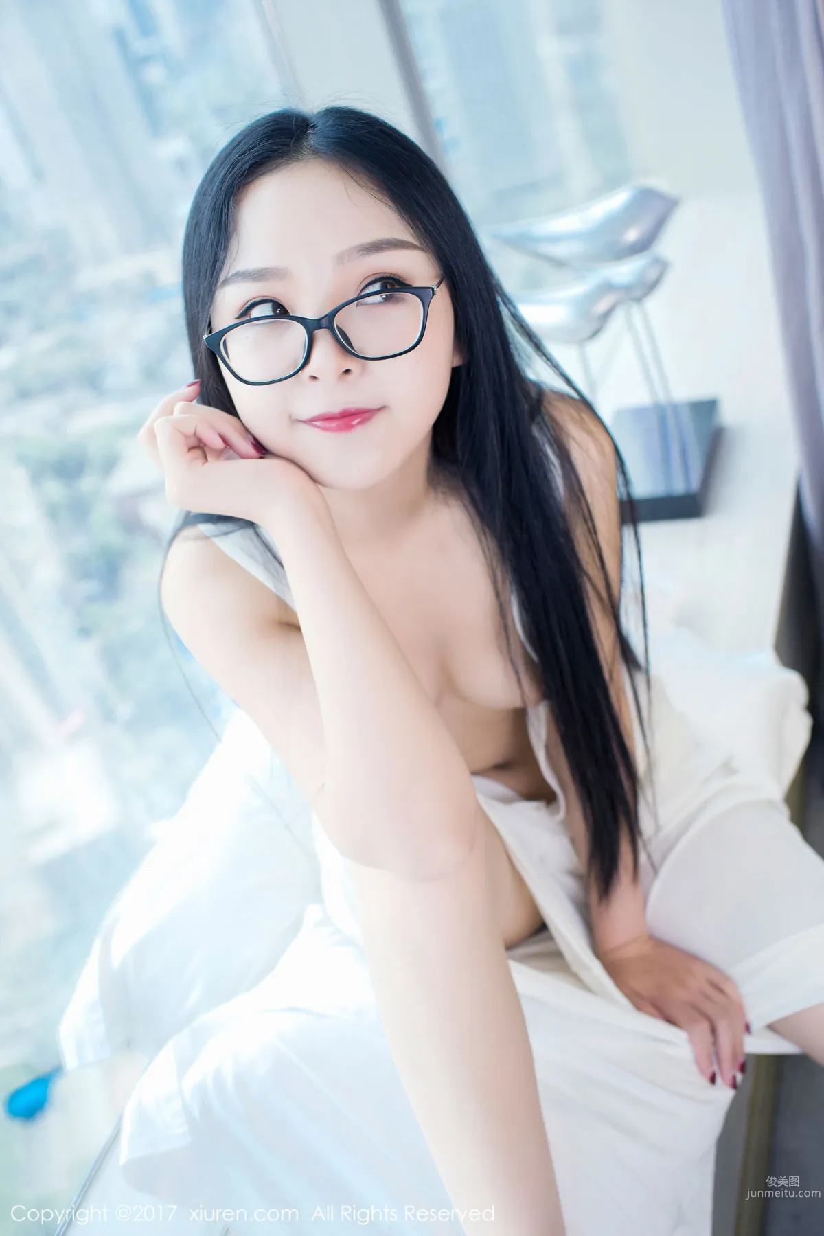 Wisdom Tooth Little Model @Huahua Li, Deep V Dress + School Swimsuit [XiuRen] No.772 Photo Set photo 17