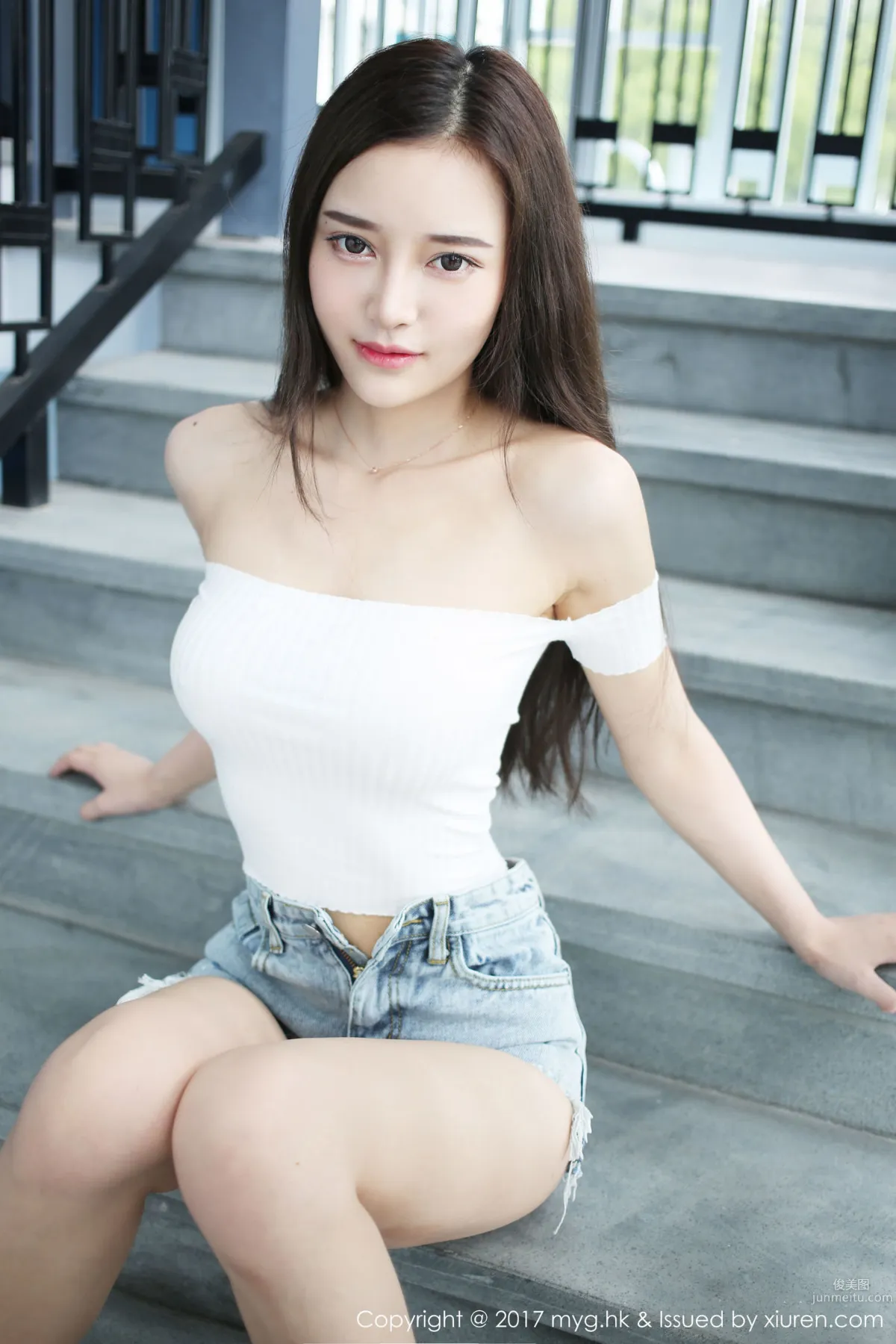 Tang Qier il, See-Through Lace Lingerie and Wet Swimsuit [MyGirl] VOL.258 Photo Set photo 1
