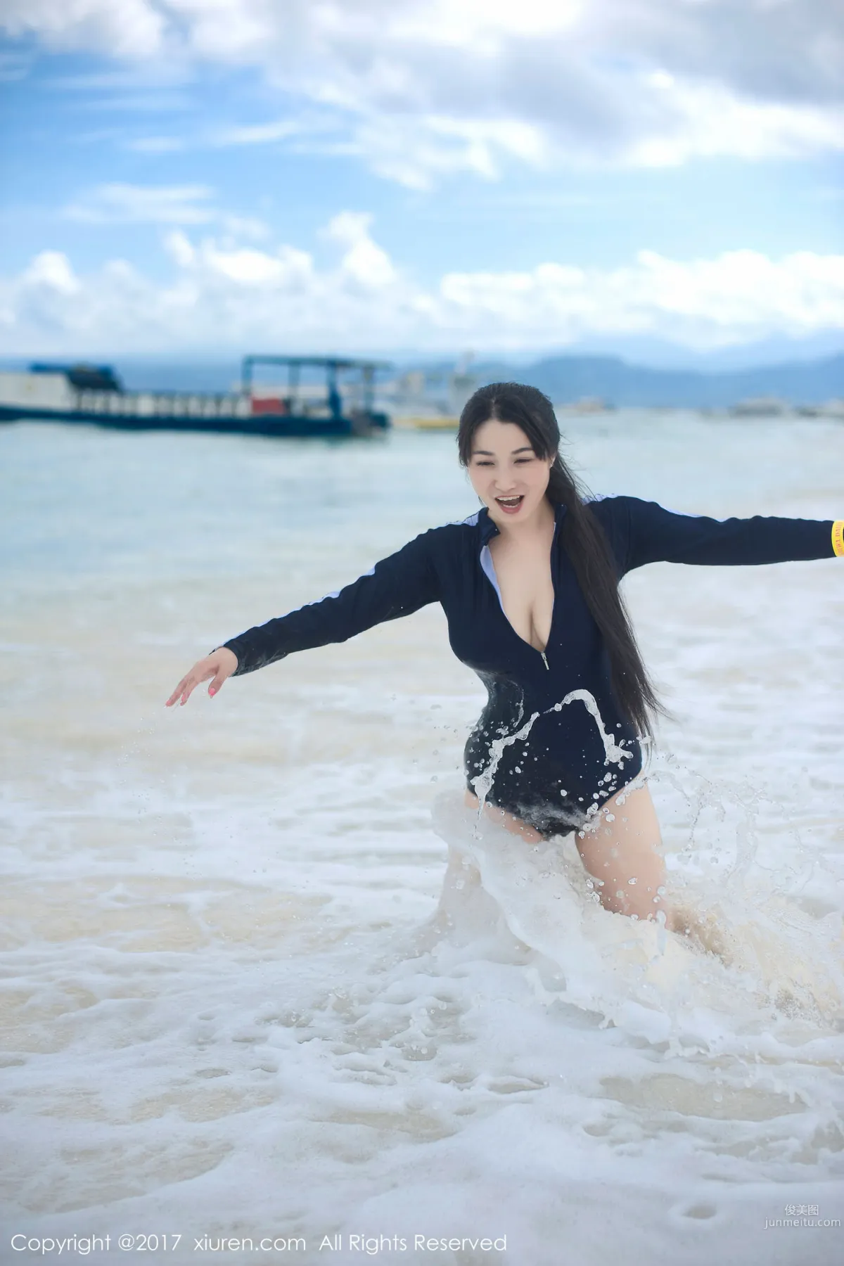 Panpan Yunu "Seawater Wet Body + Japanese Style Maid" [XiuRen] No.751 Photo Set photo 25