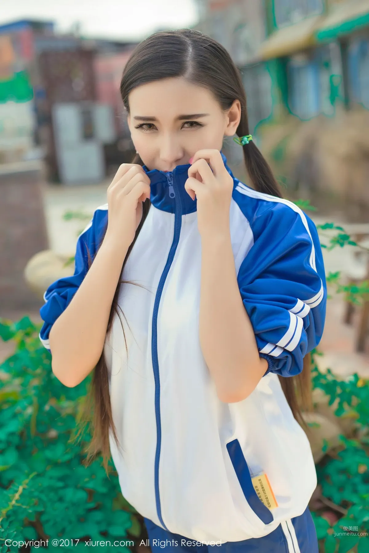Zhao Ying, Japanese School Uniform + Sportswear [XiuRen] No.765 Photo Set photo 2