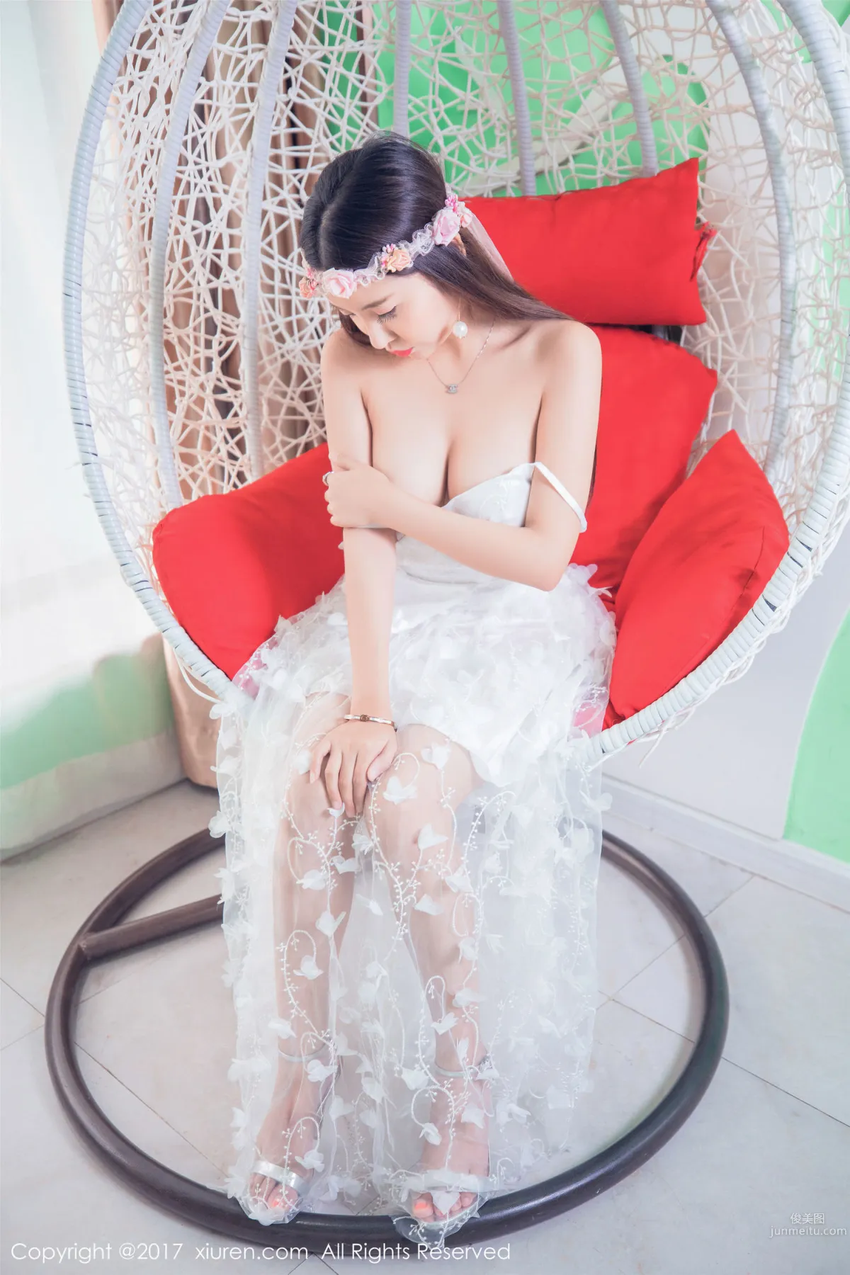 Li Zixi, Flower Fairy + Charming Little Elf, [XiuRen] No.798, Photo Set photo 53