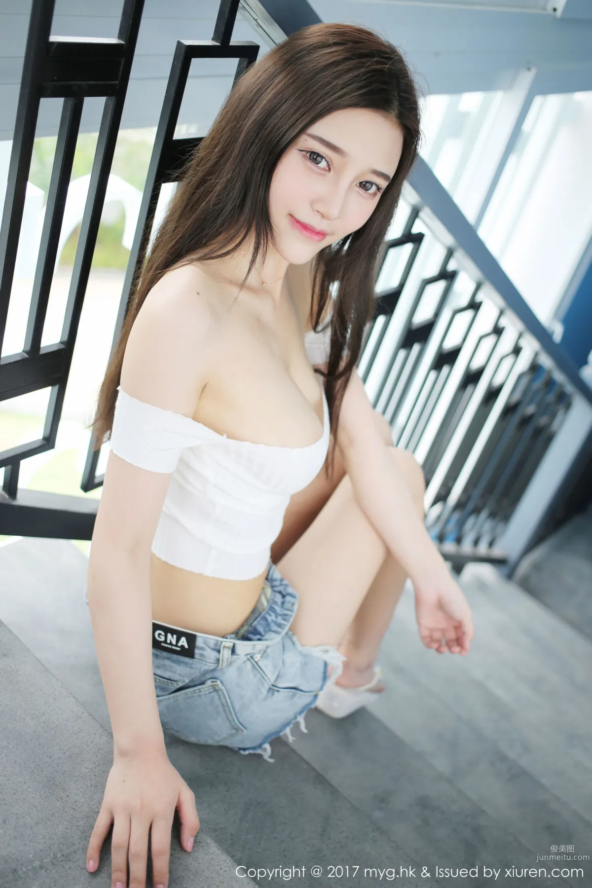 Tang Qier il, See-Through Lace Lingerie and Wet Swimsuit [MyGirl] VOL.258 Photo Set photo 46