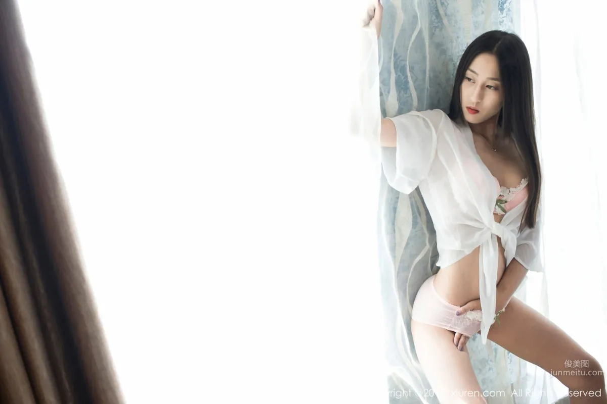 Yuhan Iris "Student Uniform + Petal Lingerie" [XiuRen] No.802 Photo Set photo 26