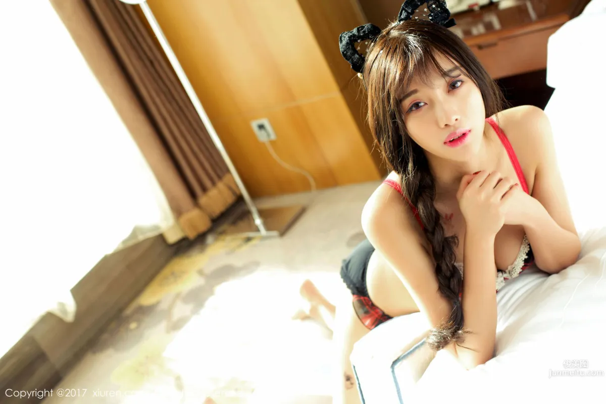 Yang Chenchen sugar: Sexy Little Wildcat and Pink Sweet Cami [XiuRen] No.768 Photo Set photo 1