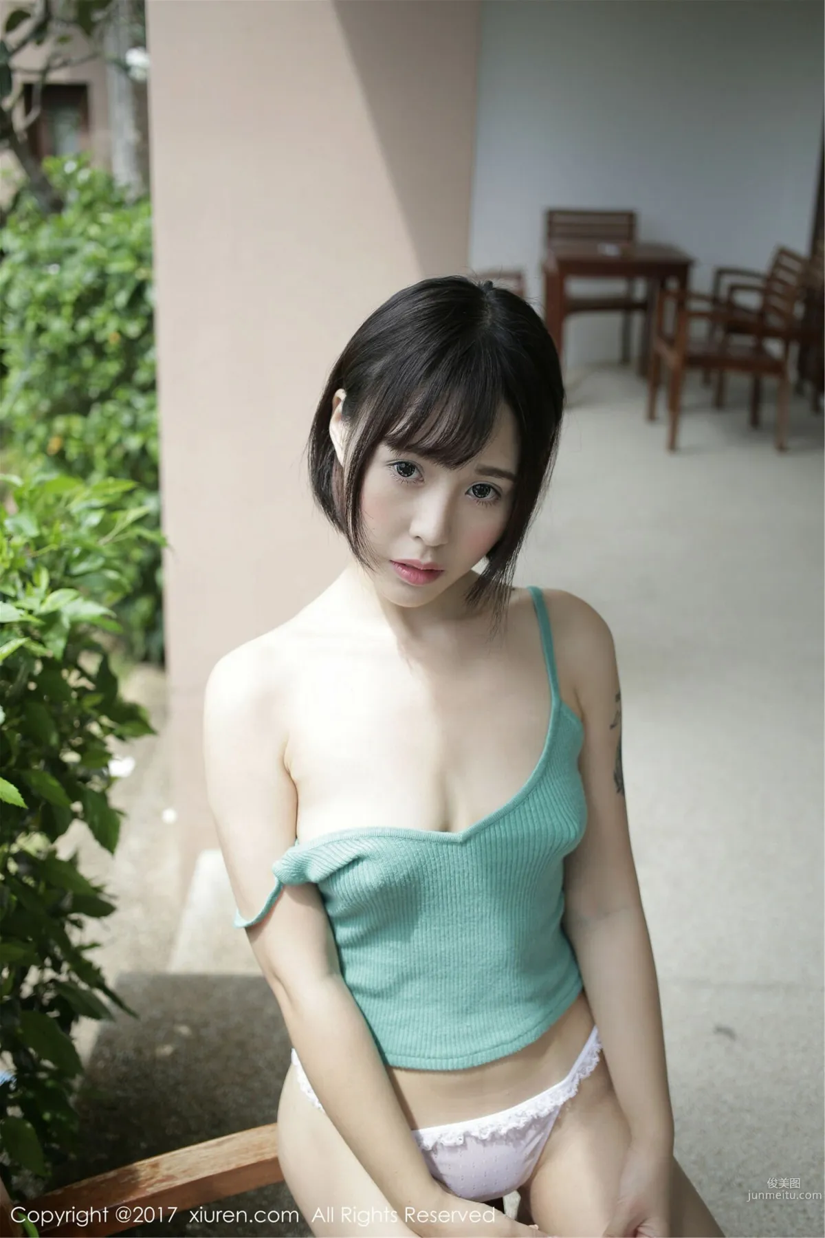 Evelyn Ai Li Spaghetti Strap Camisole Temptation [XiuRen] No.748 Photo Set photo 40