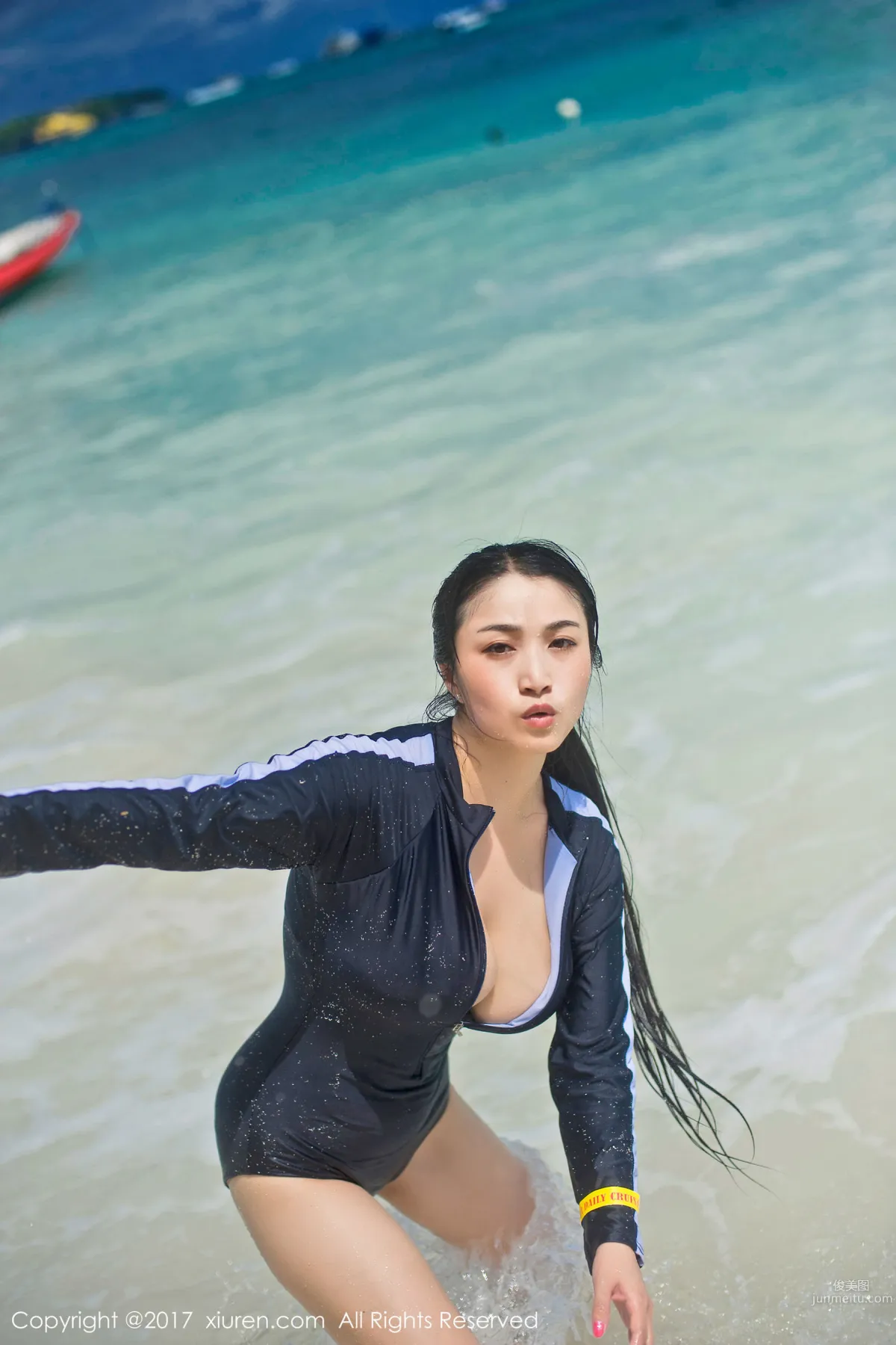 Panpan Yunu "Seawater Wet Body + Japanese Style Maid" [XiuRen] No.751 Photo Set photo 61